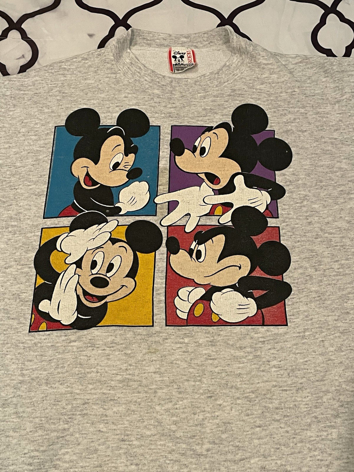 Vintage 90s Clothing Walt Disney World “ Warhol Parody Print” Size XL