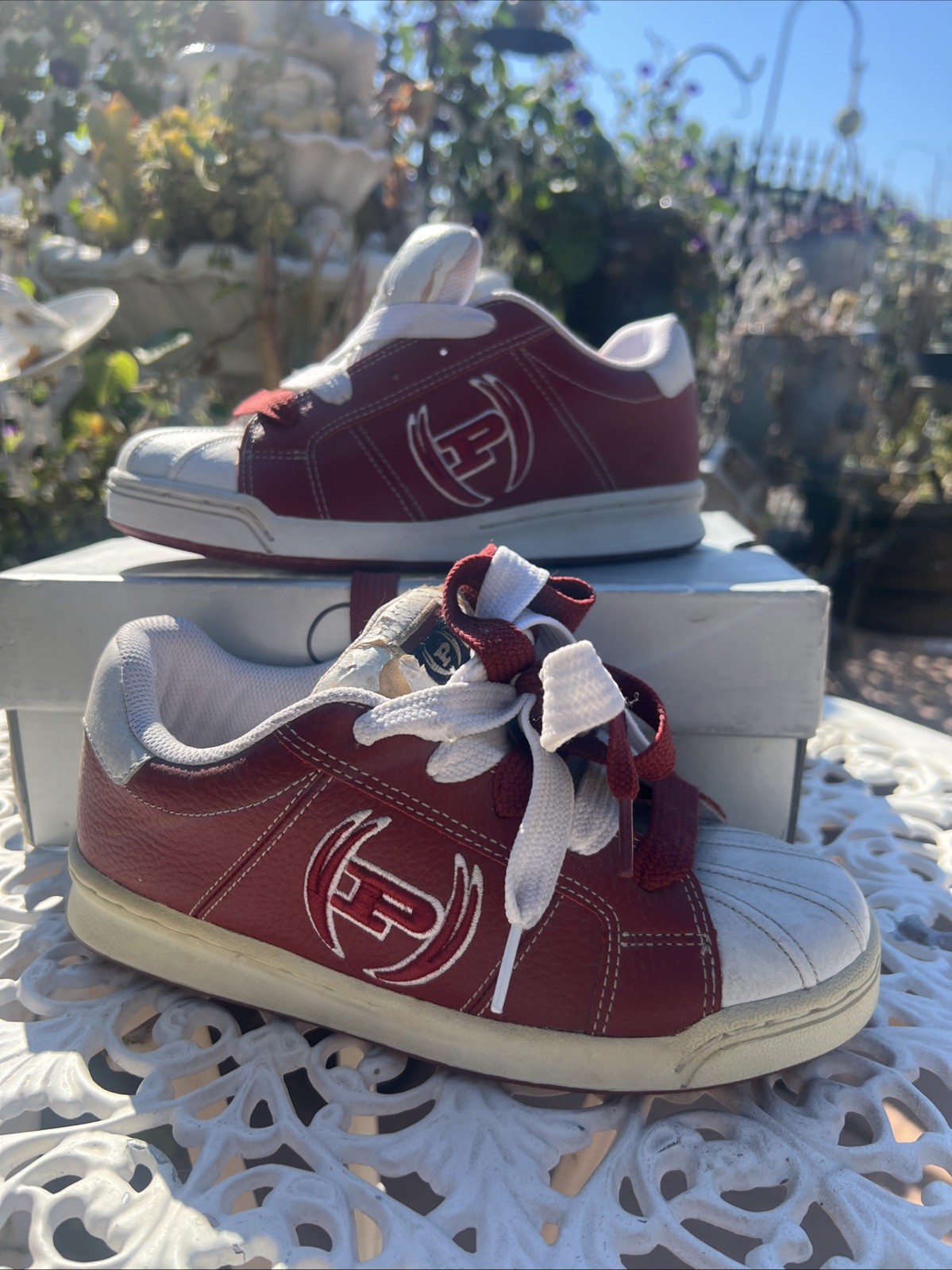 NWT Vintage Y2K Shoes Phat Farm Classic White Toe Men’s 6 Womens 7.5 Old Stock 