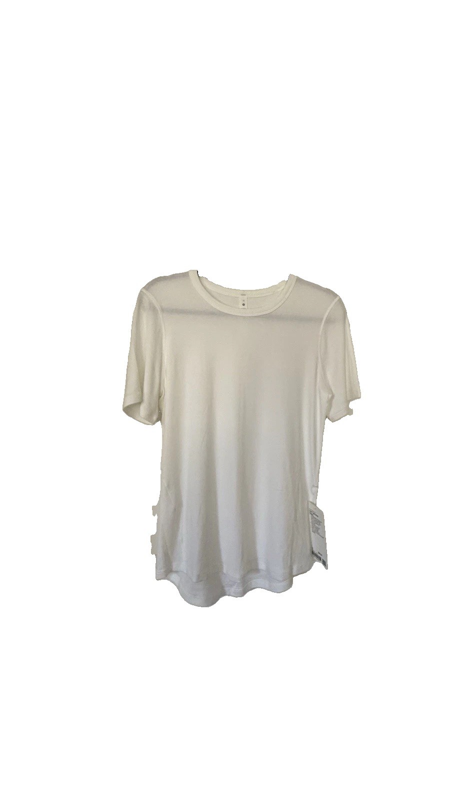 Lululemon Hold Tight Short-Sleeve Shirt White Sz 12