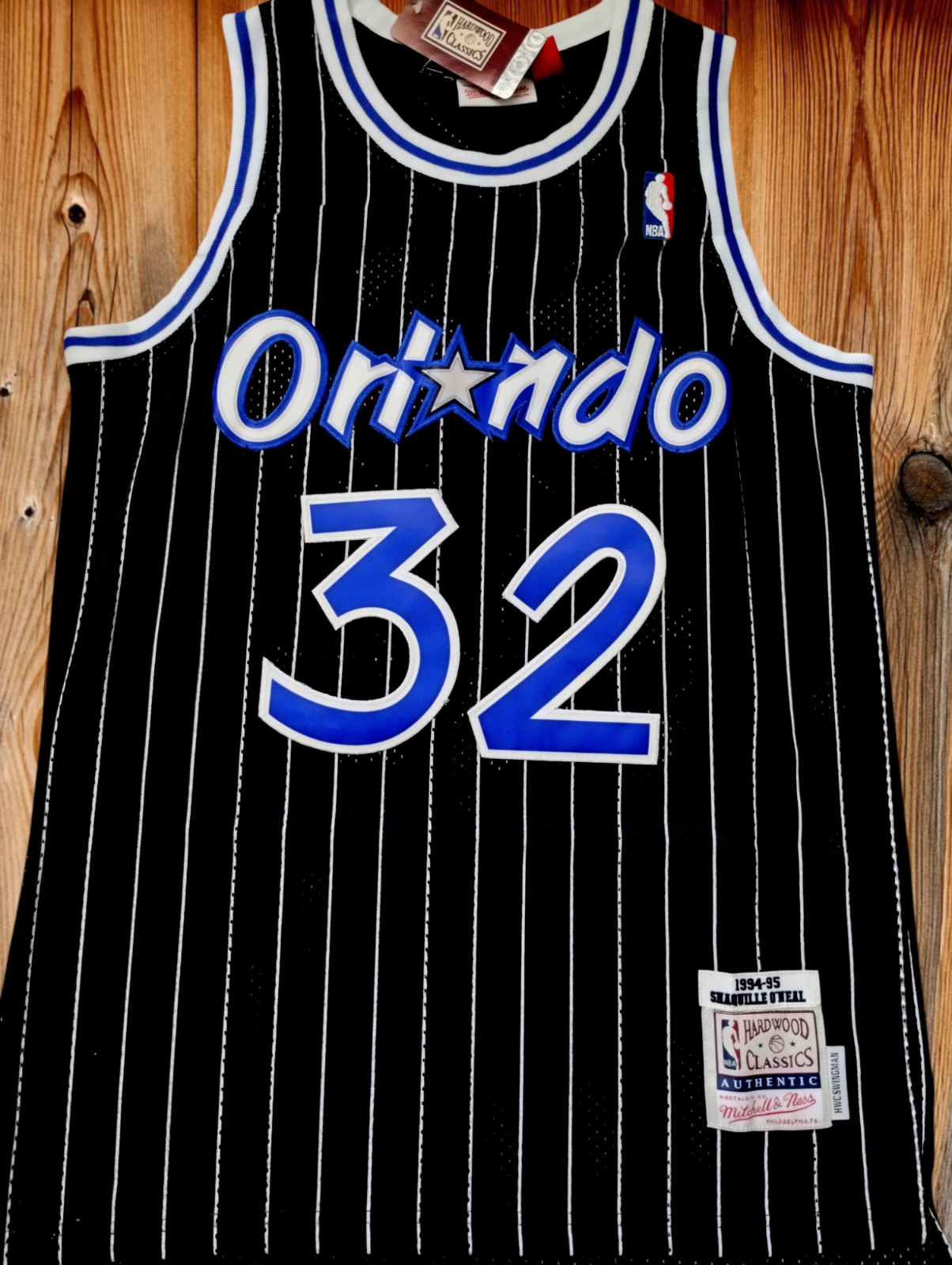 Orlando Magic Jersey Shaquille O'Neal #32  Throwback Jersey Men's Black