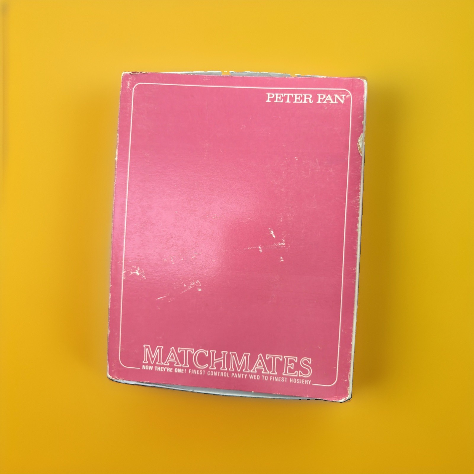 Vtg 1960s Peter Pan Matchmates Pantyhose Girdle Deadstock Pink NIP Unused Boxed
