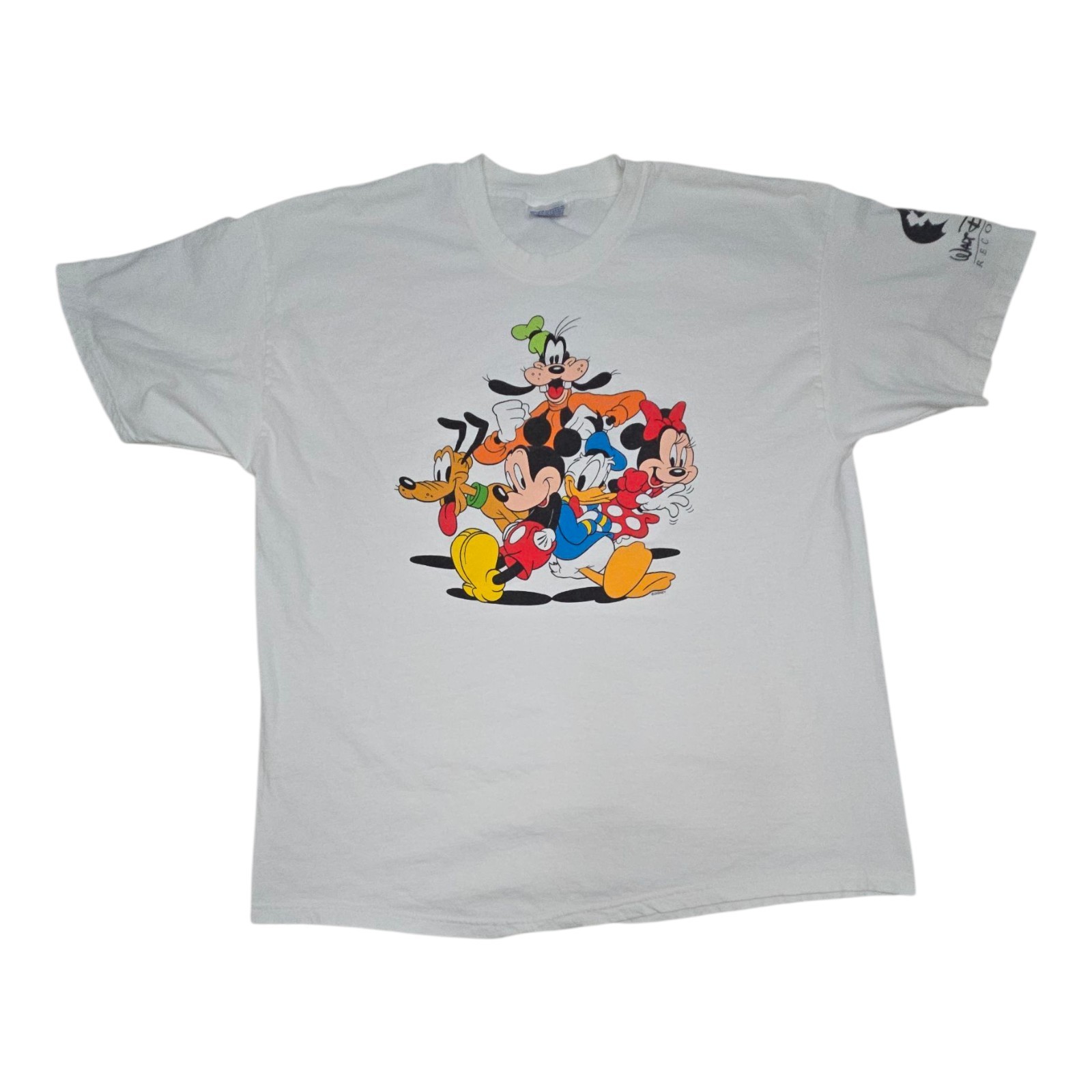 Vintage Mickey Mouse and Friends Shirt Walt Disney Records XL 90s Promo Tee 