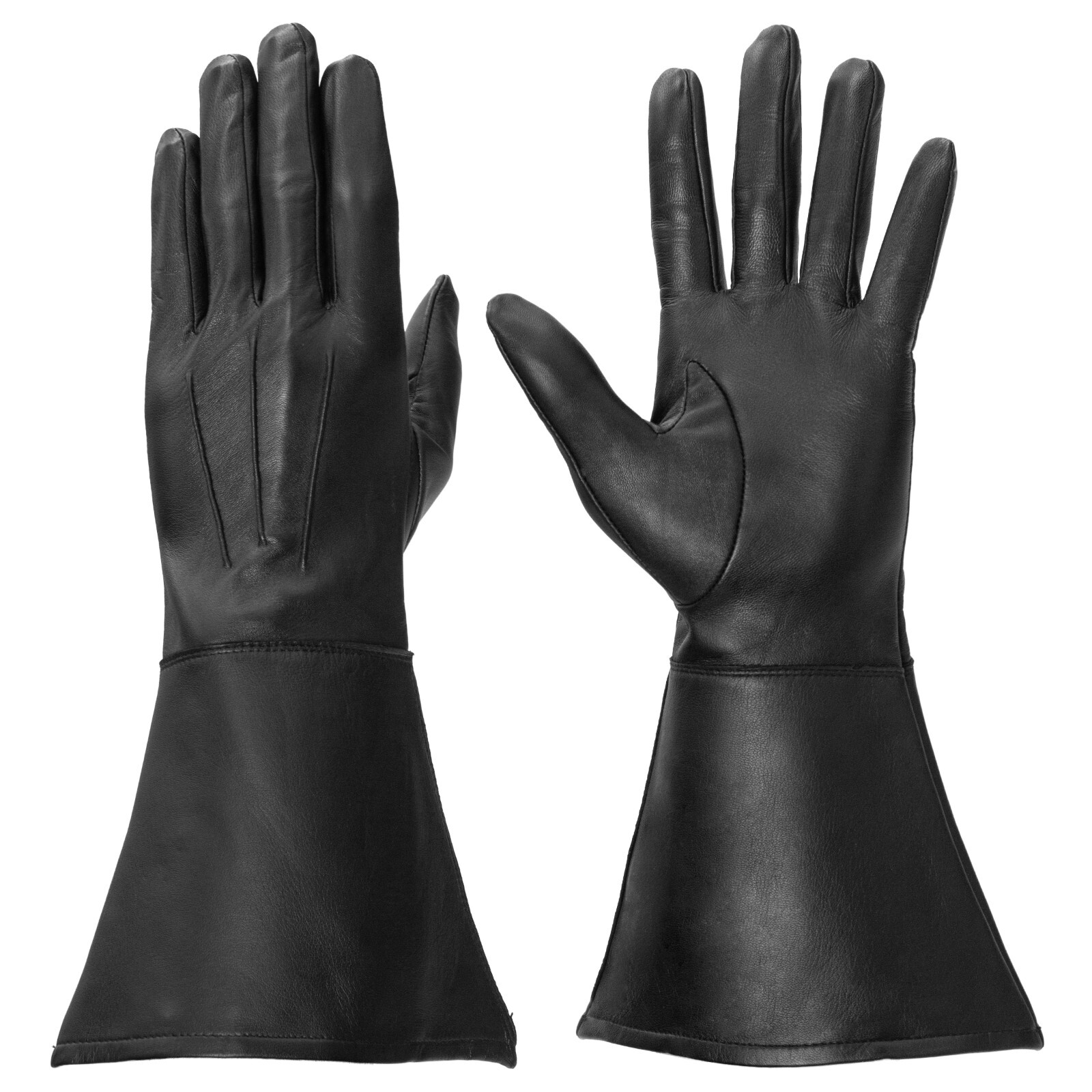 Enforcer Touchscreen Cabretta Leather Patrol Gauntlet Gloves by Tough Gloves