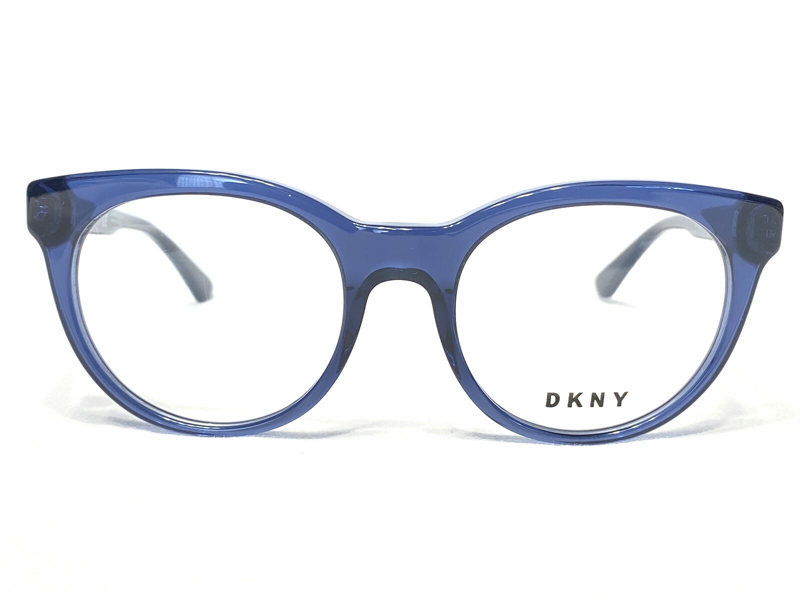 NEW DKNY Eyeglasses DY4676 3714 Women's Round Transparent Blue Frames 51/19~135