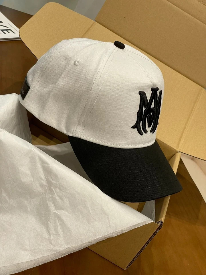 AMIRI classic black and white baseball cap