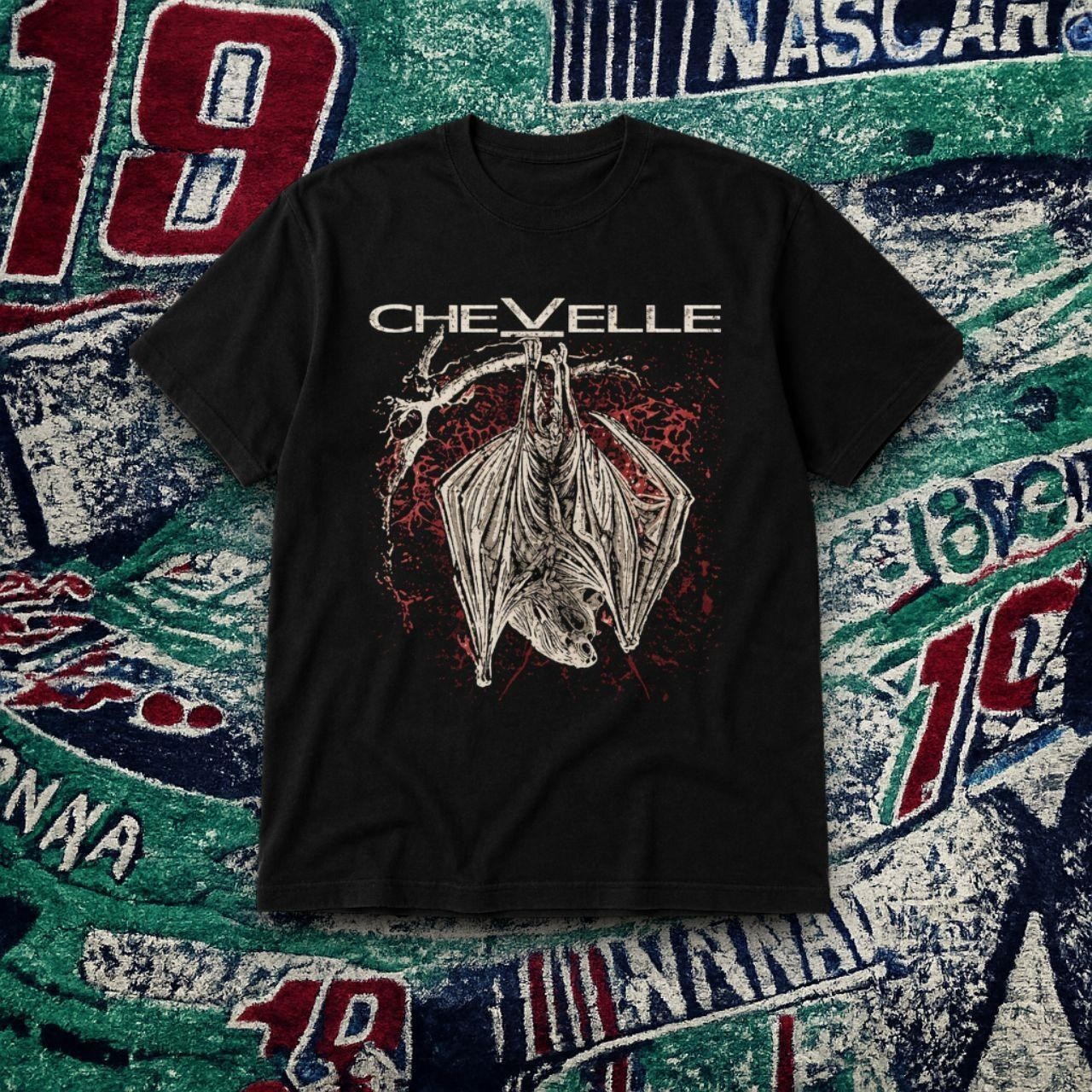Chevelle Bat Skeleton Rock Fan Gifts  Unisex S-5XL Shirt SB326