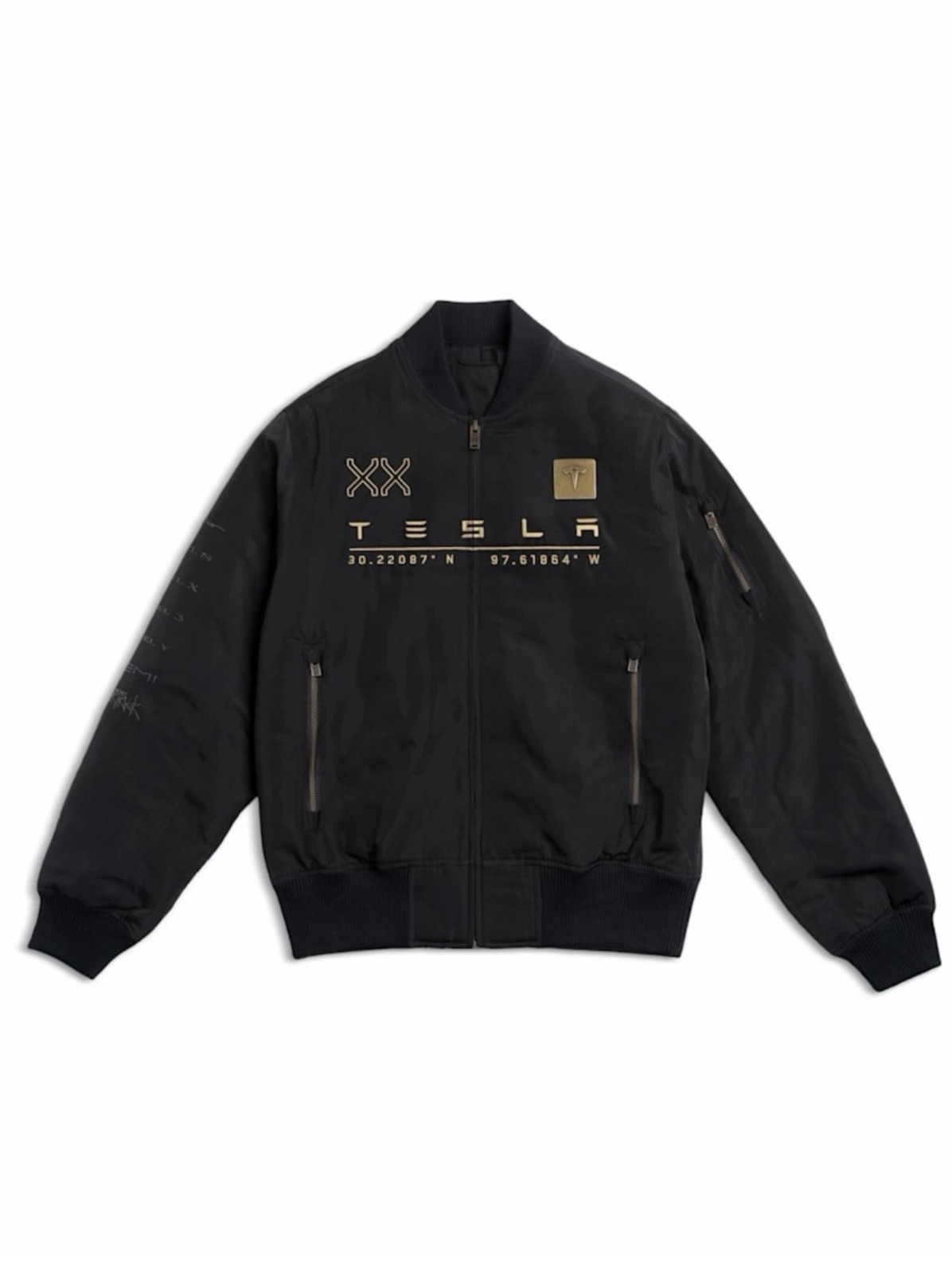 TESLA XX Bomber jacket Collectors Editions 20th Anniversary, size Medium 