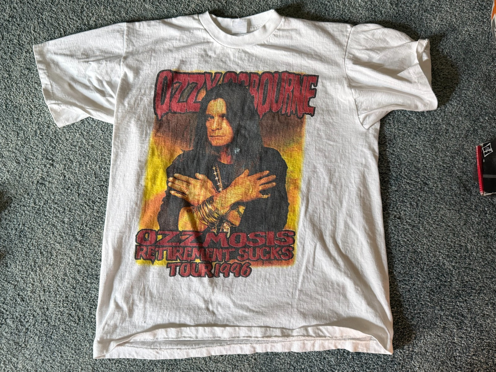 Ozzy Osbourne 1996 Vintage T-Shirt Ozzmosis Retirement Tour XL Single Stitch