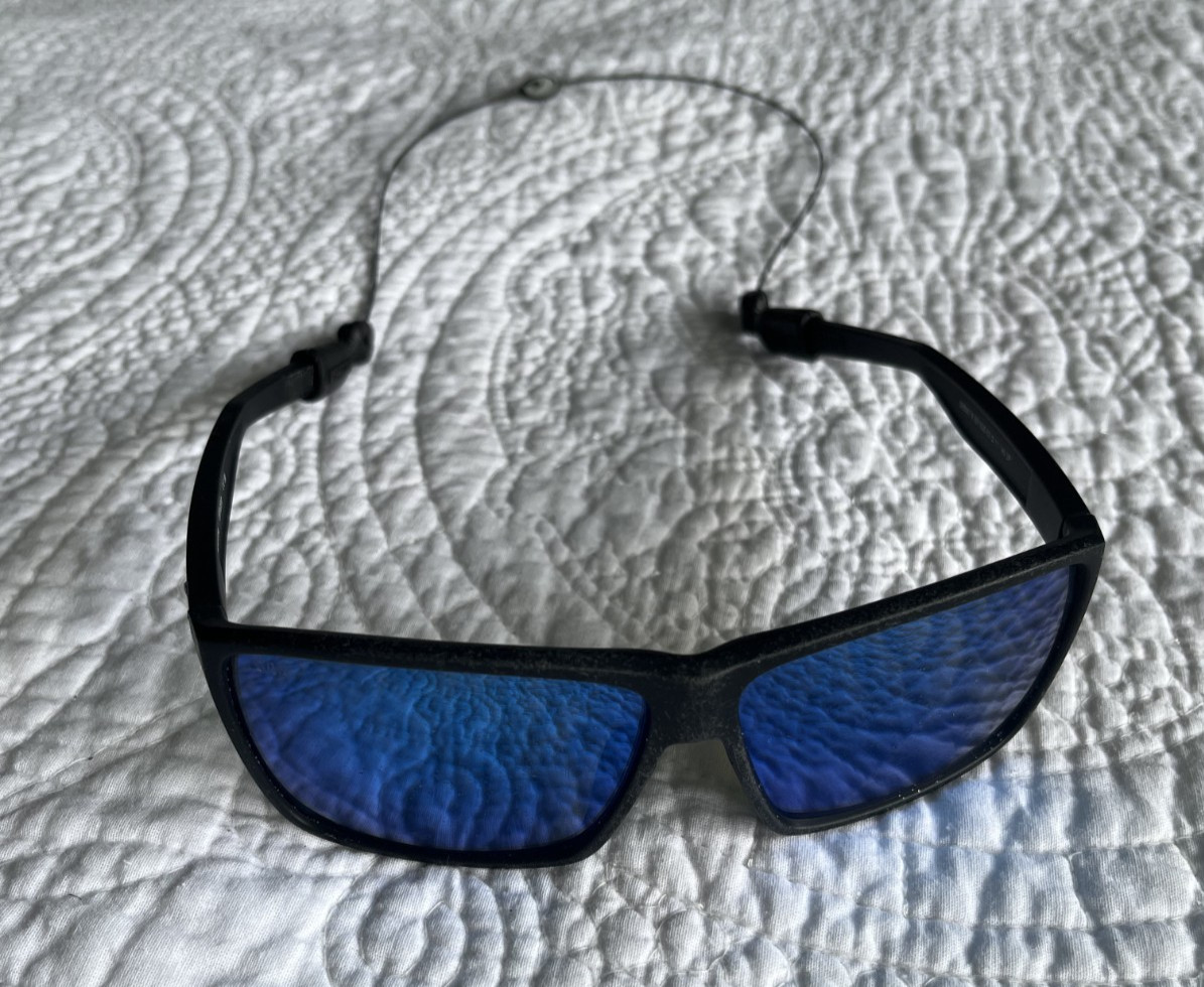 Costa Del Mar Rincon Sunglasses w/ Eyewear Retainer Matte Frame Polarized Lenses