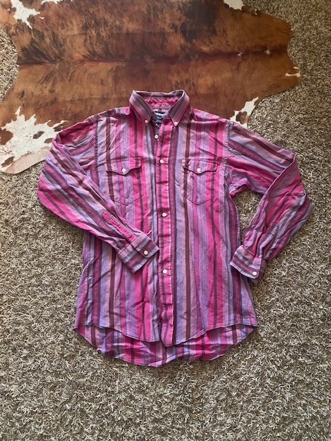 Vintage Wrangler Aztec Western Cowboy USA 90s Medium