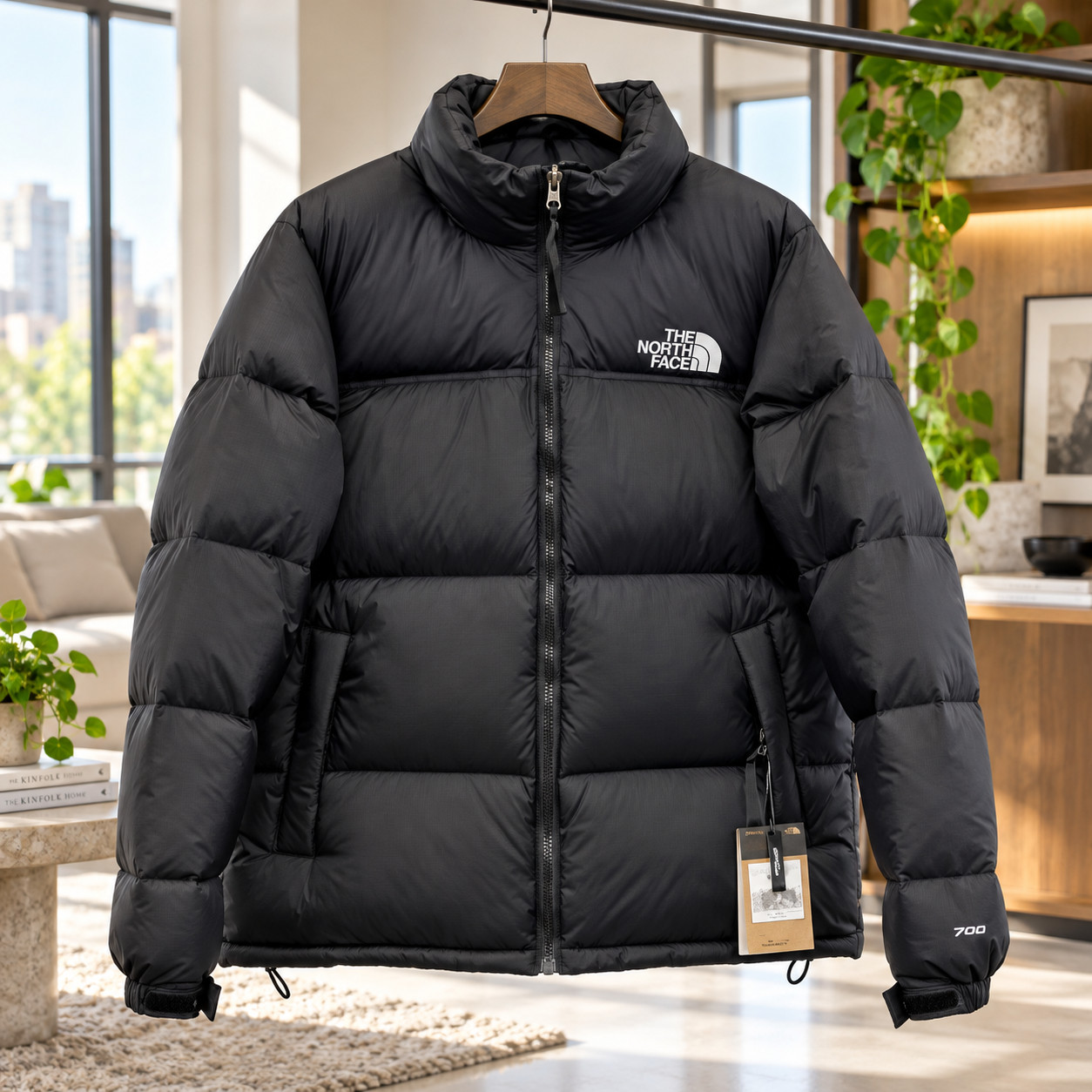 The North Face 1996 Retro Nuptse in Black / Packable Down 🖤