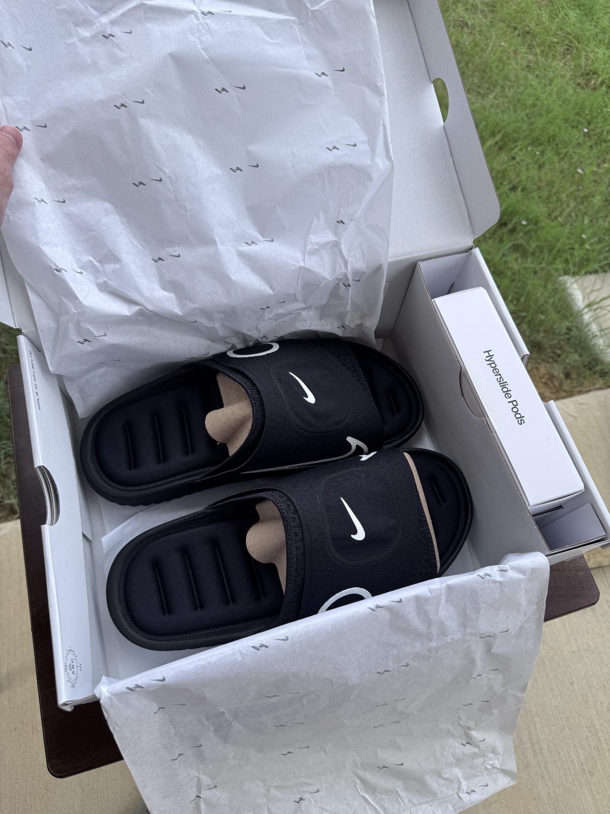 Nike x Hyperice Air Zoom Hyperslide Recovery Slides Black Men’s Size 12