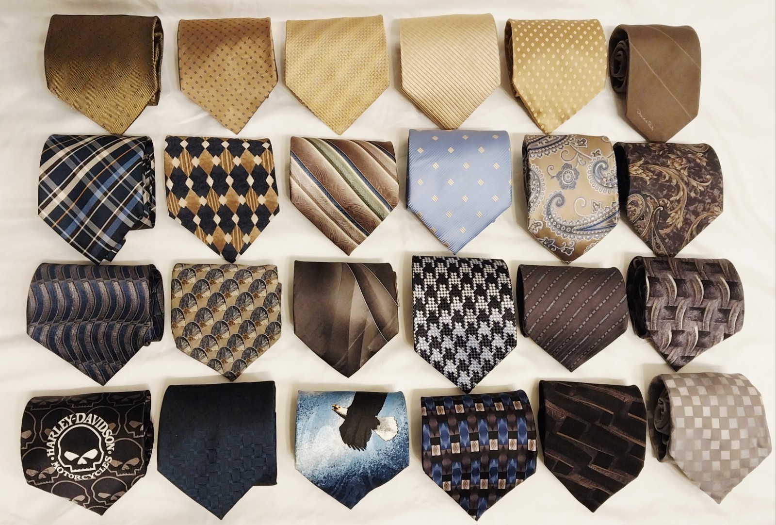 Fancy Collection of Men\'s Silk Neck Ties Lot of 55 - Designer - Vintage - Luxury