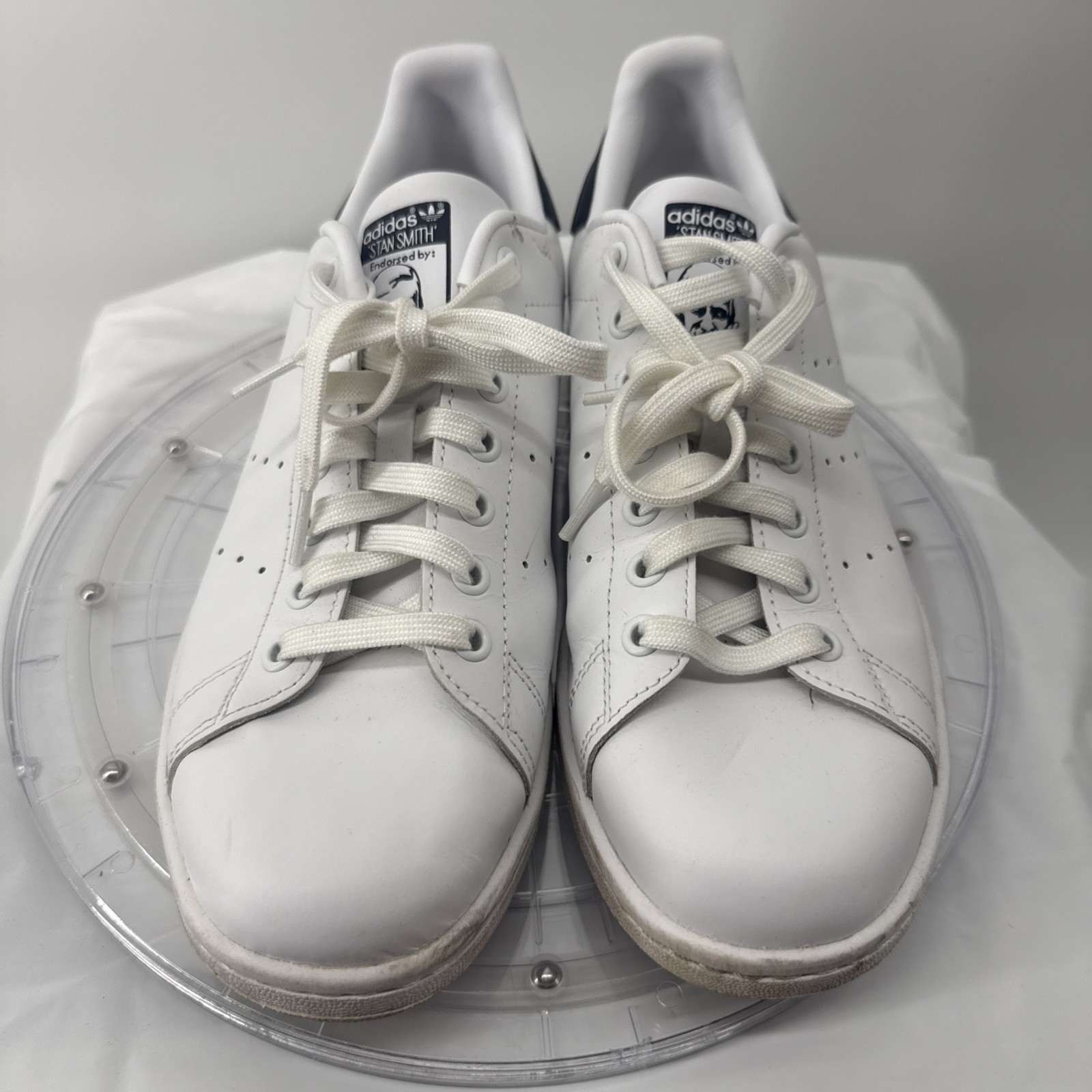 ADIDAS Originals Stan Smith 8.5 Core White Tennis Athletic Sneaker 2019