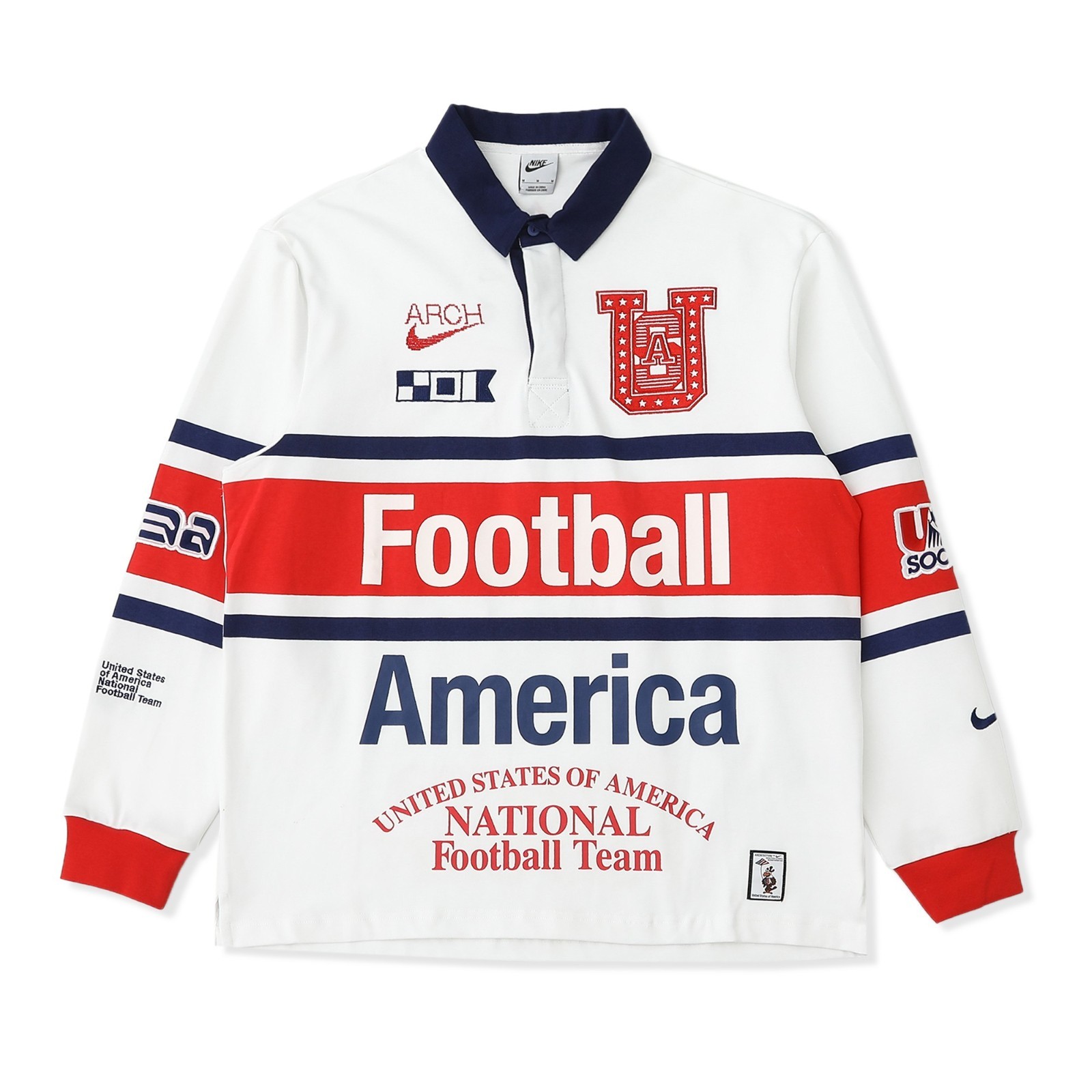 Nike x USMNT x V.A.A. Woven Staff Jacket White II9805-100 Size Medium