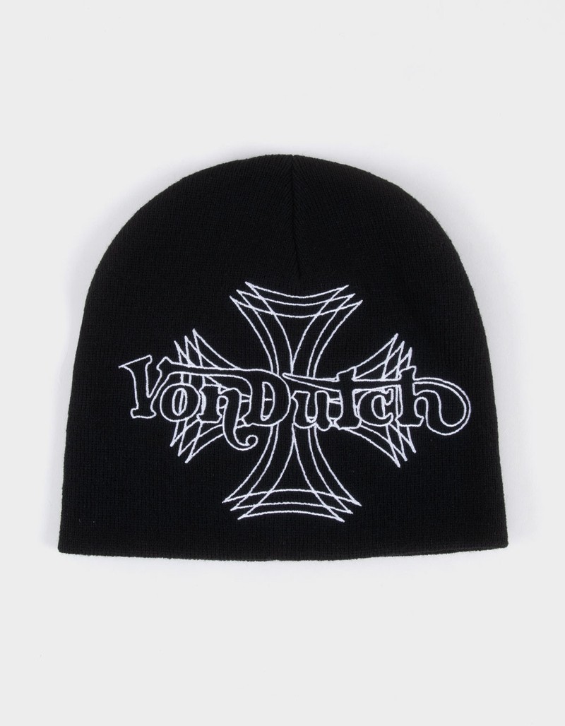 Von Dutch Motocross Beanie, One Size, Color: Black, NWT