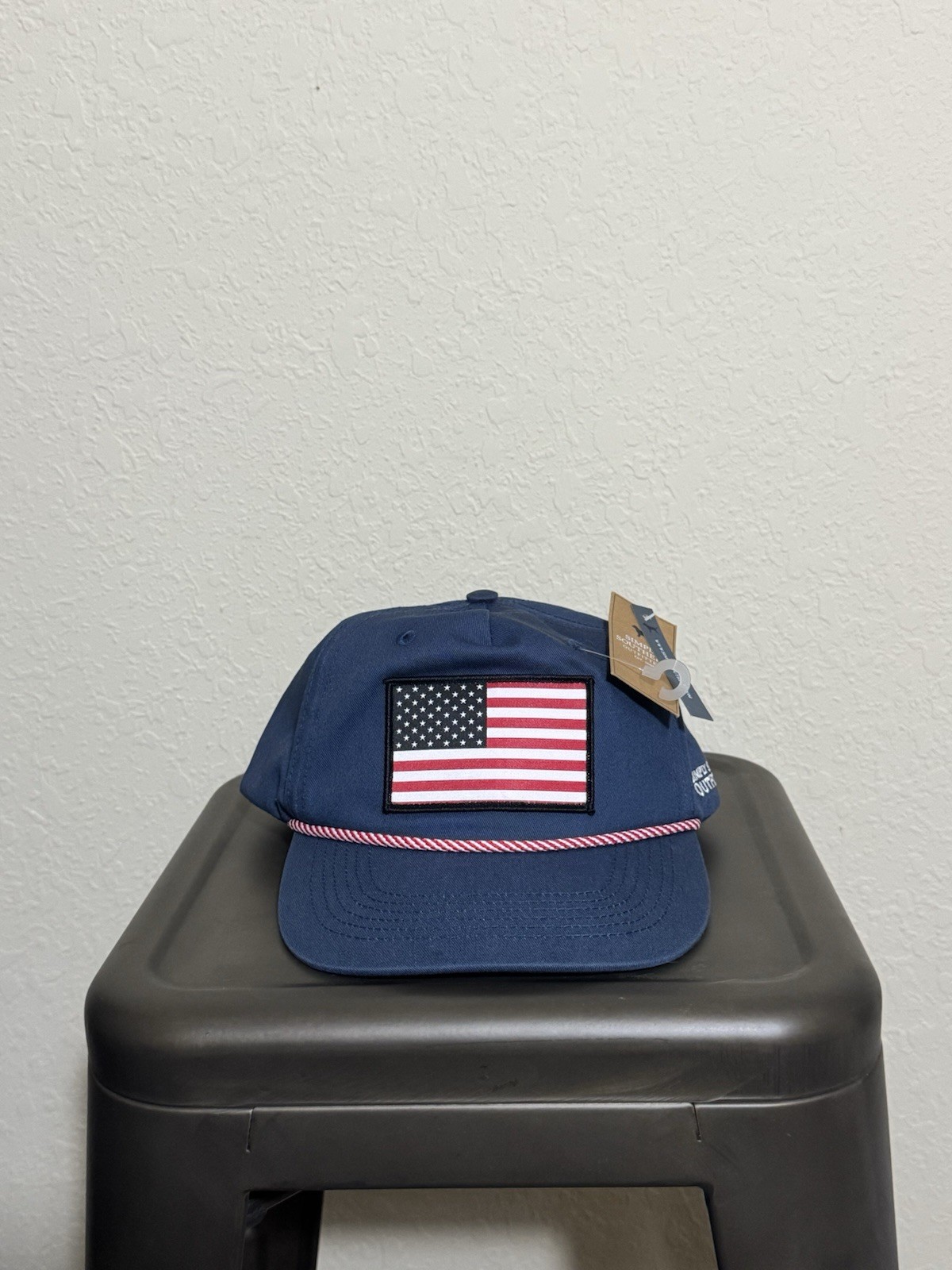 Simply Southern Unisex Adult American Flag Rope SnapBack Hat NWT