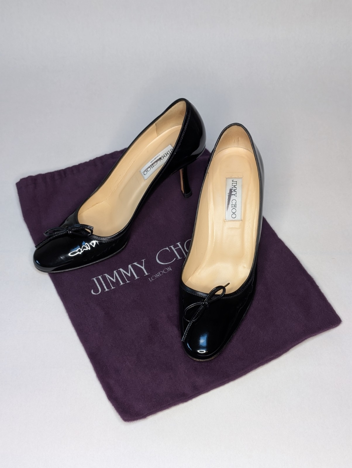 EUC Vintage Jimmy Choo Ballet Pumps/Heels Sz39