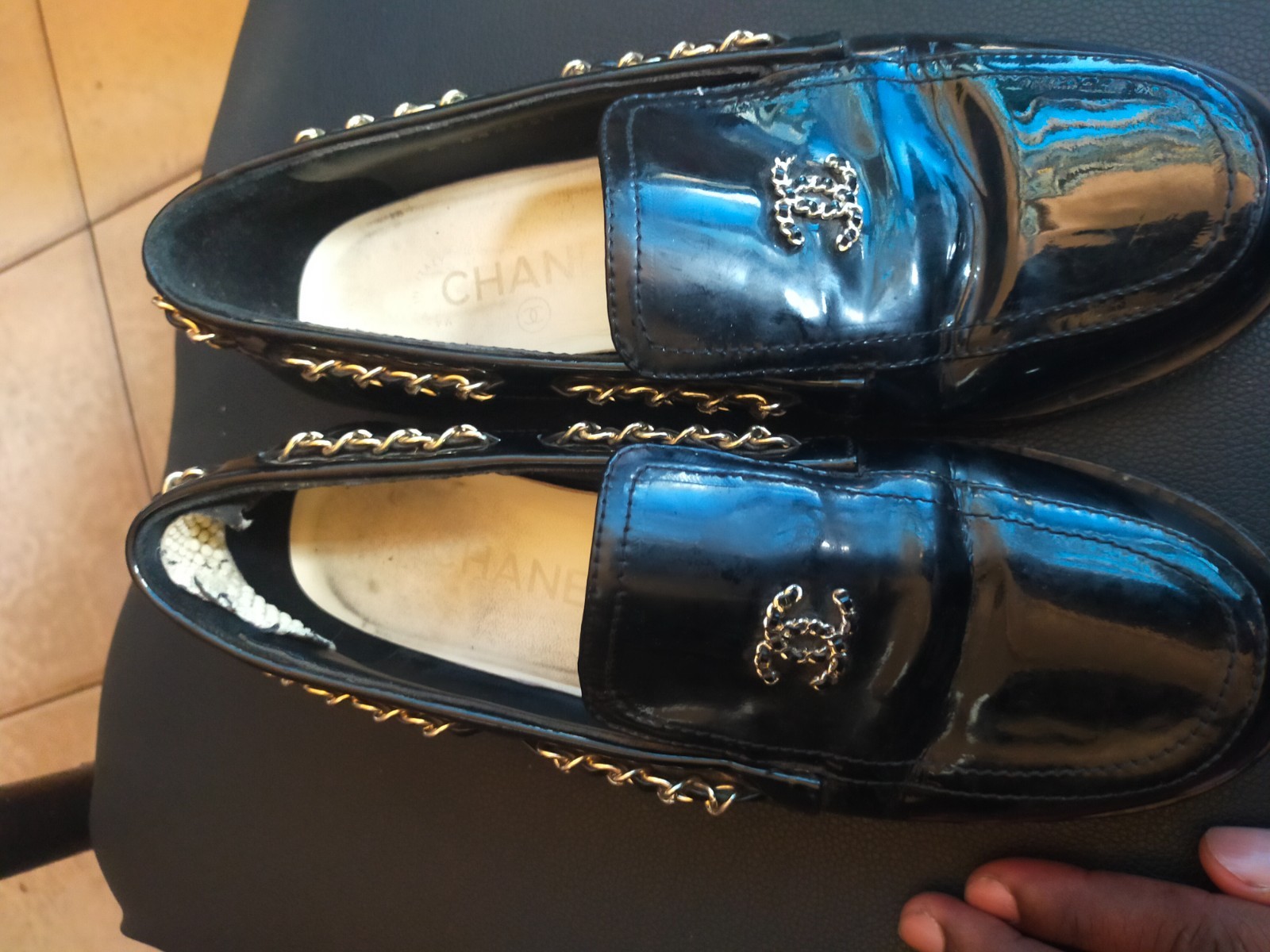 chanel loafers women 37