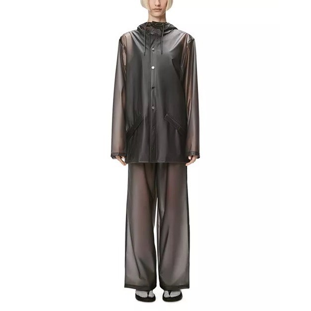RAINS NEW Unisex Rain 12010 Jacket in Mist Size XL MSRP $110.