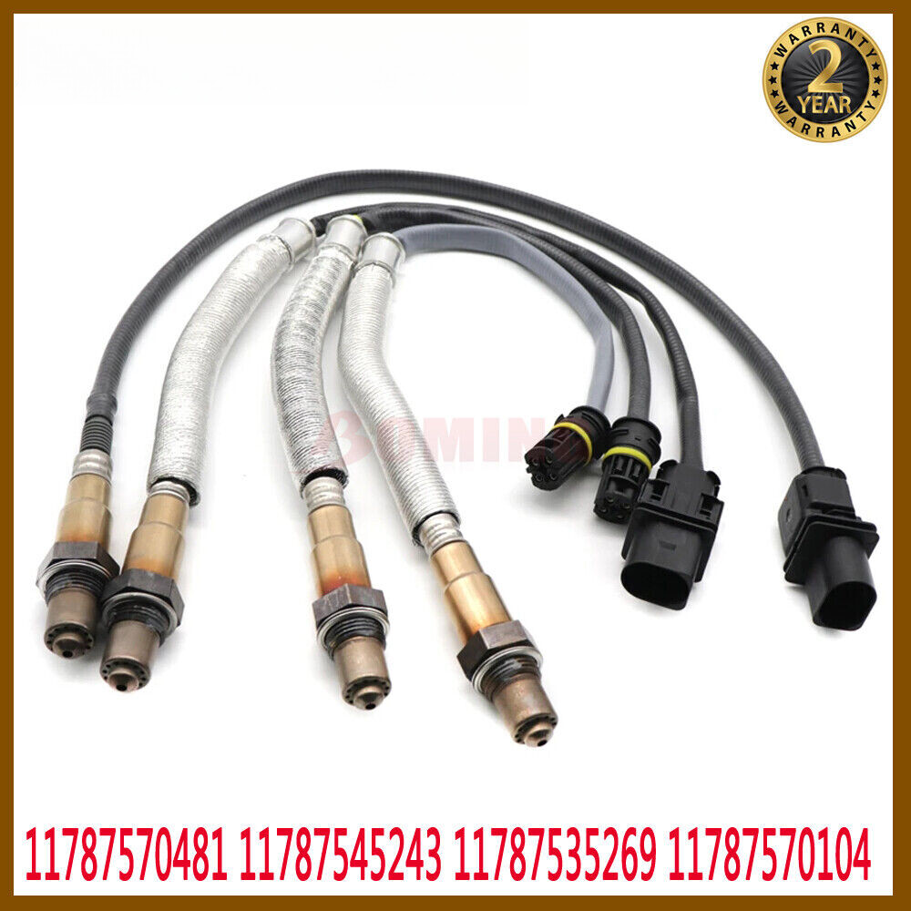 4PCS New Up&Downstream Oxygen O2 Sensor Fits for BMW E81 E82 E87 E90 120i 320i
