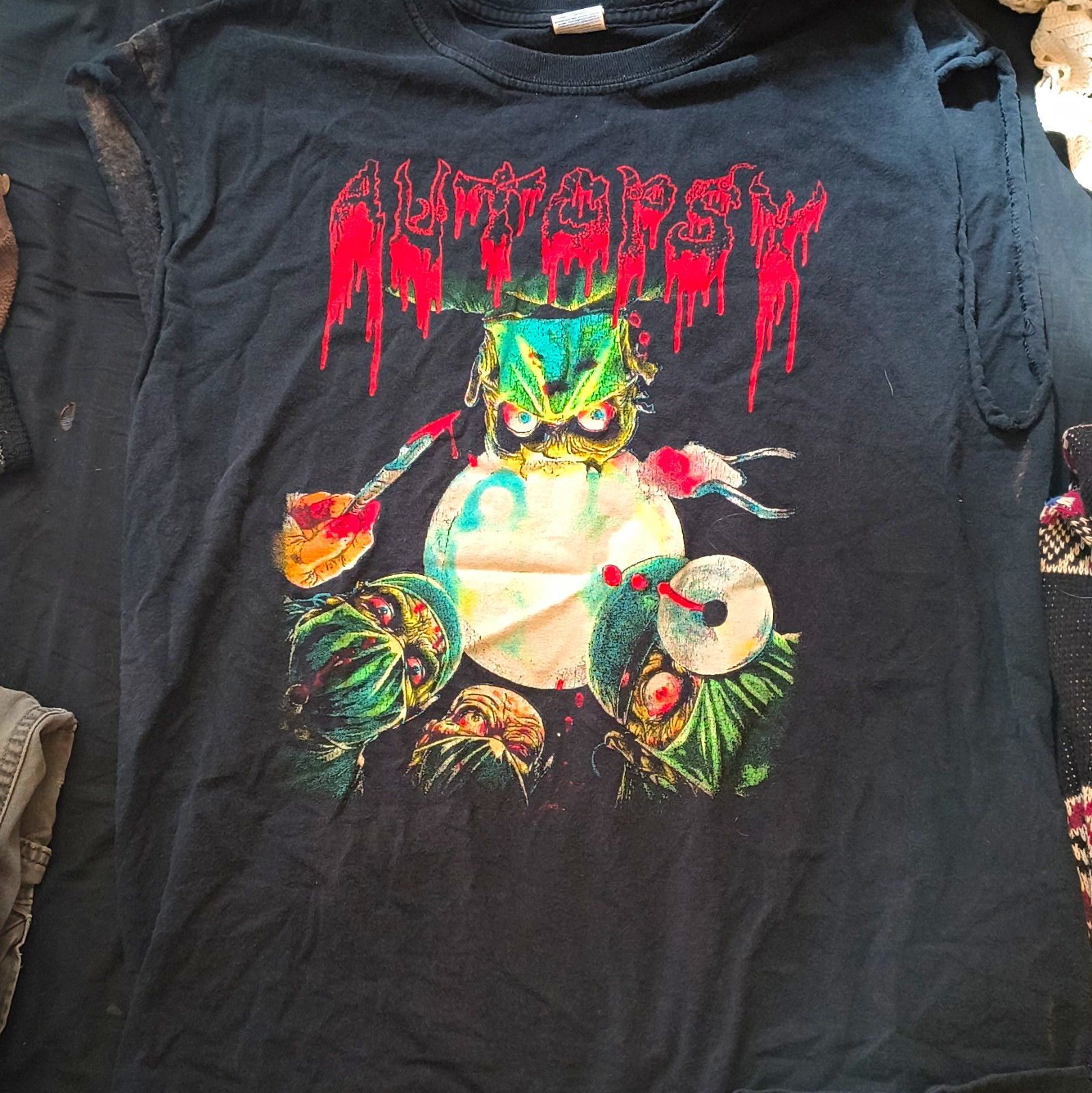 Autopsy Severed Survival Shirt Size Large Peaceville Records Death Metal