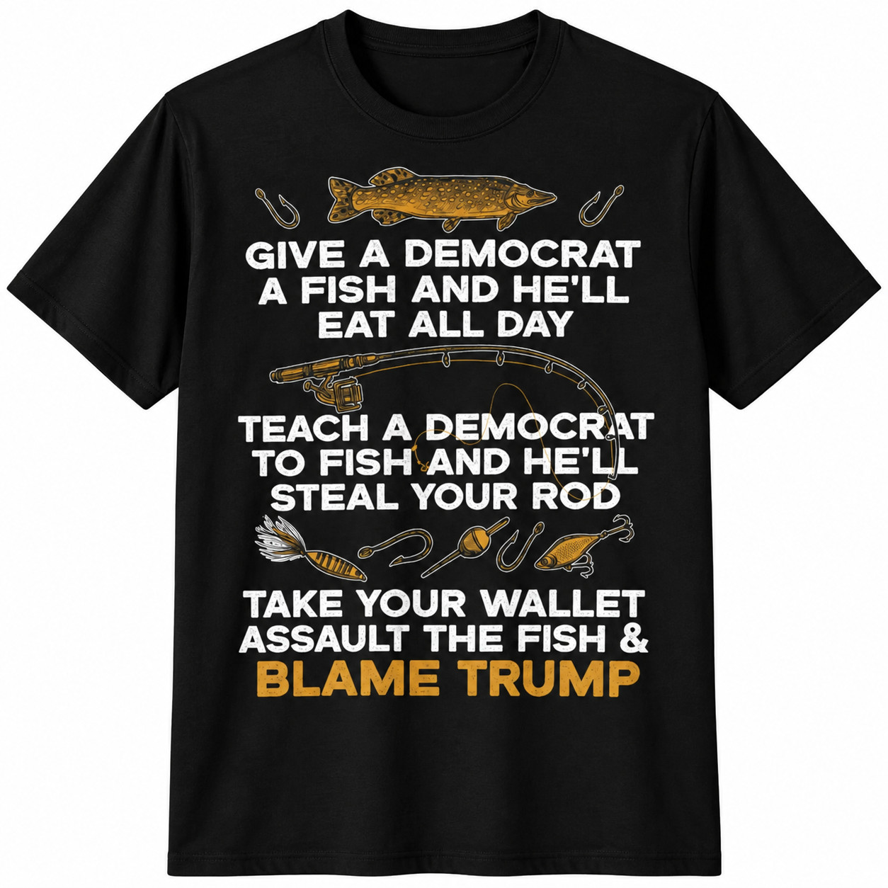 Funny Conservative Political Shirt Anti Liberal Humor Mens Graphic T-Shirt