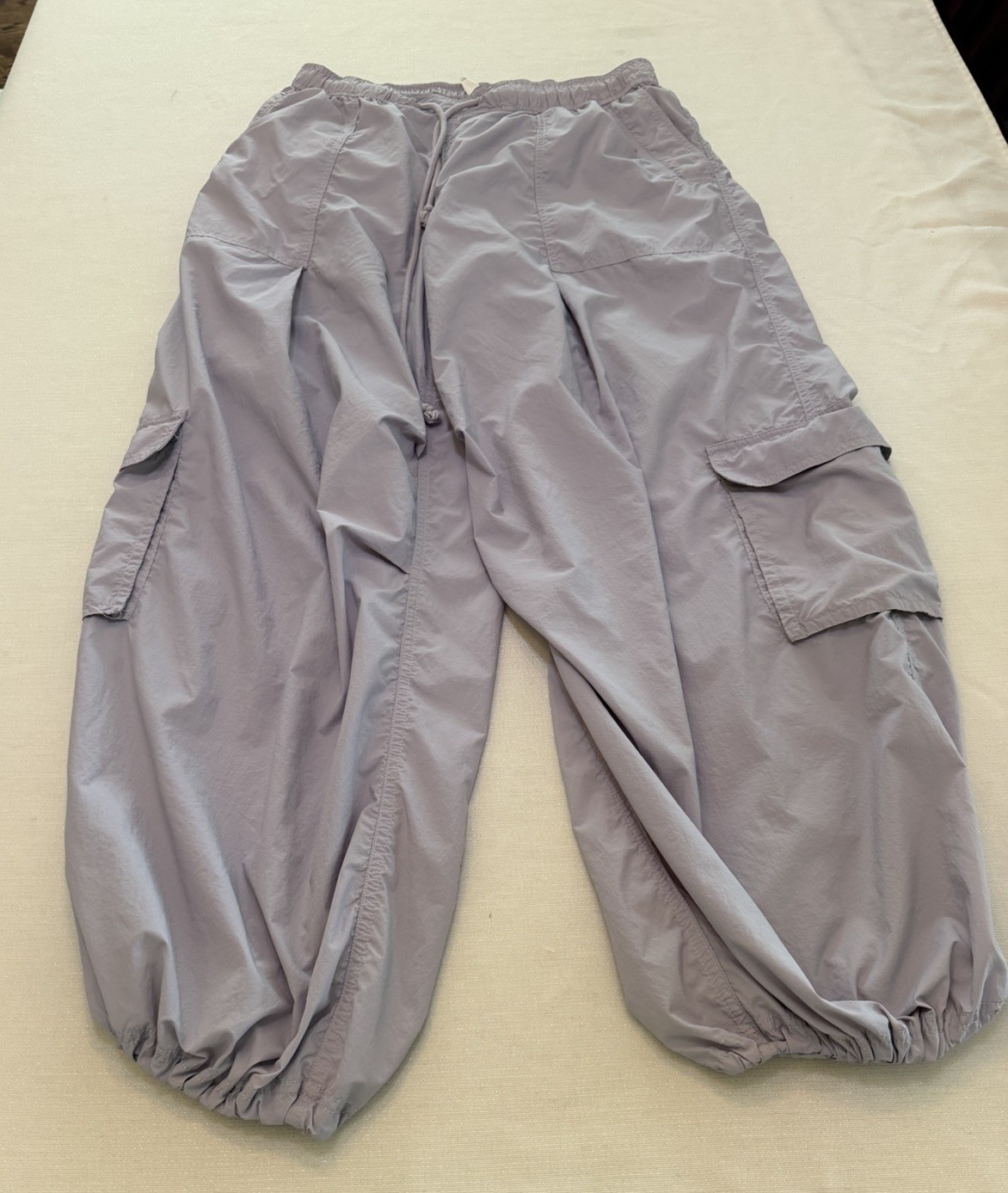 Anthropologie Daily Practice Balloon Parachute Pant Women\'s  Size Large Lilac