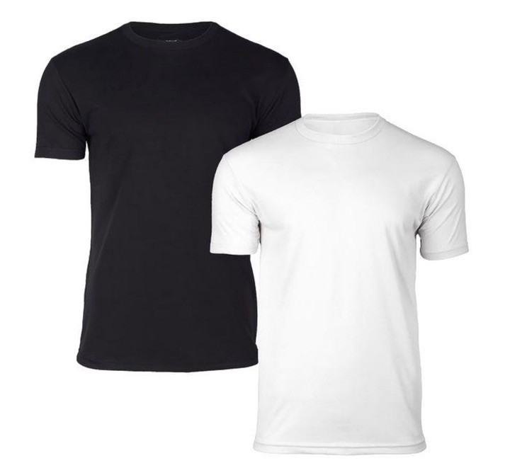 NEW MENS XL TRUE CLASSIC 2 PACK ULTRA SOFT SHORT SLEEVE CREWNECK T-SHIRTS