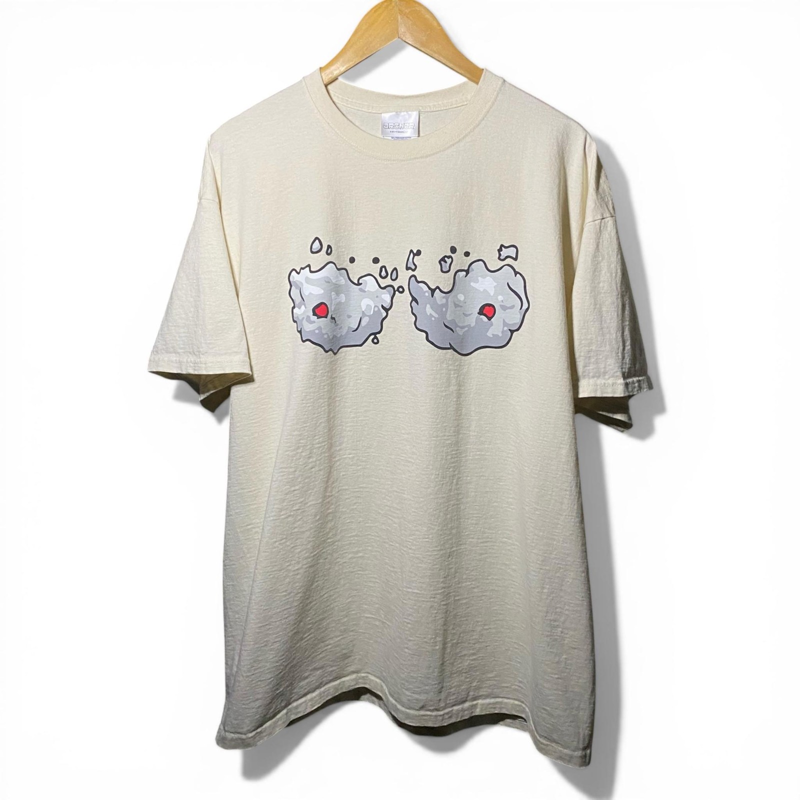 Vintage 2014 Archer Pam Poovey Cartoon Back Tattoo Tee Shirt