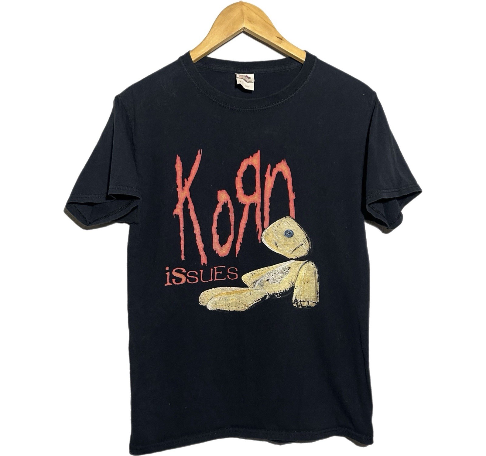 Vintage Korn Issues Album Late 2000’s T Shirt doll Size Small Mens Tour