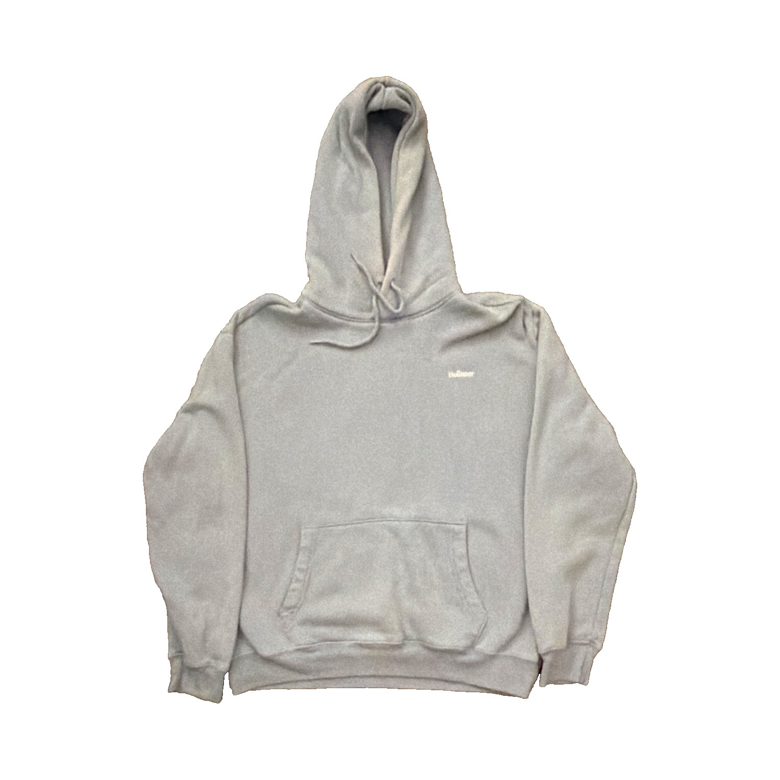 Hollister Light Blue Pullover Hoodie Men\'s M Regular Fleece Logo
