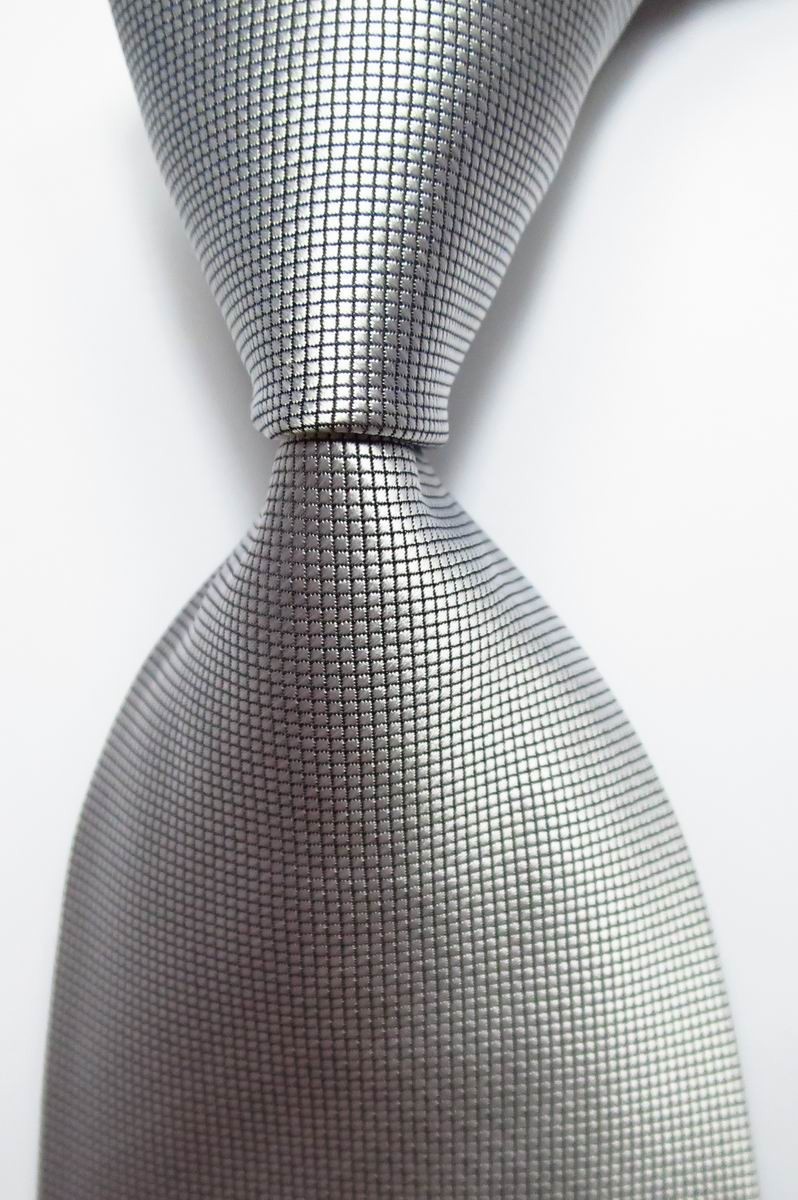 New Classic Checks JACQUARD WOVEN 100% Silk Men's Tie Necktie #18