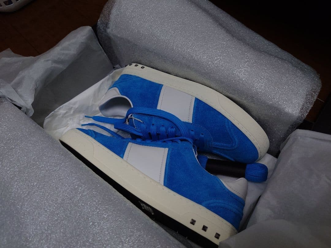 Men 7.0US Valentino Flycrew Suede Sneakers