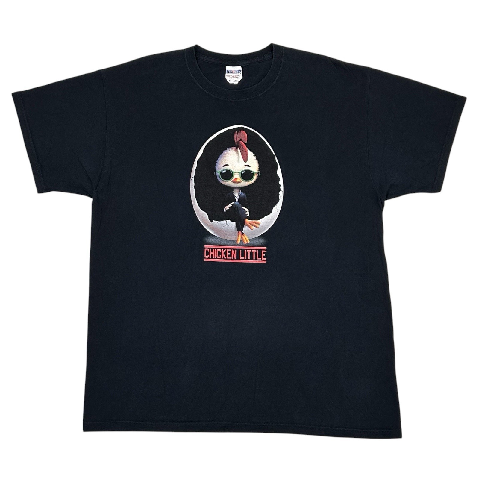 Vintage Disney Chicken Little Movie Promo T Shirt Mens XL 2005 00s Y2K Graphic