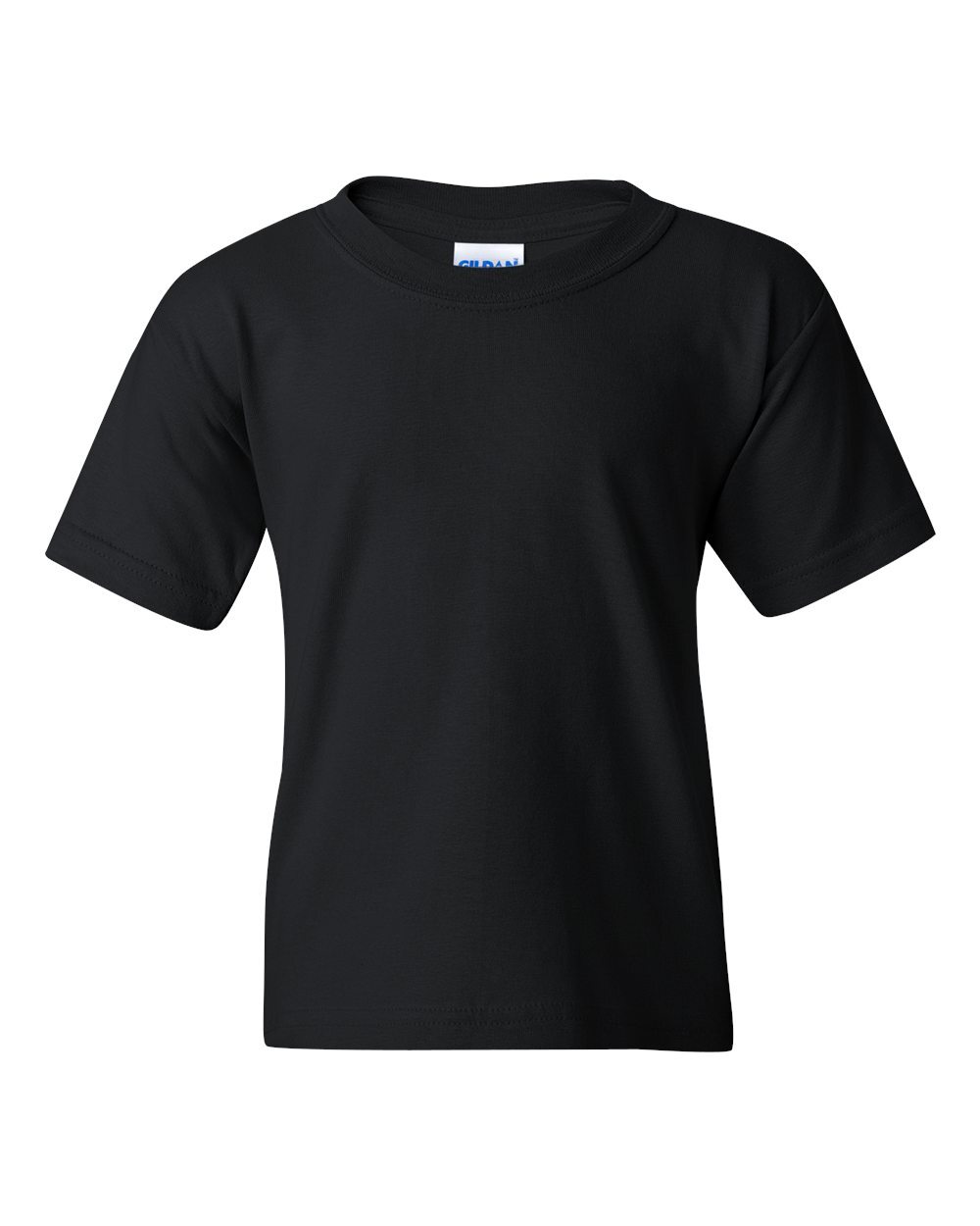 NEW Gildan YOUTH Heavy Cotton Plain Crew Neck Short Sleeves T-Shirt 5000B
