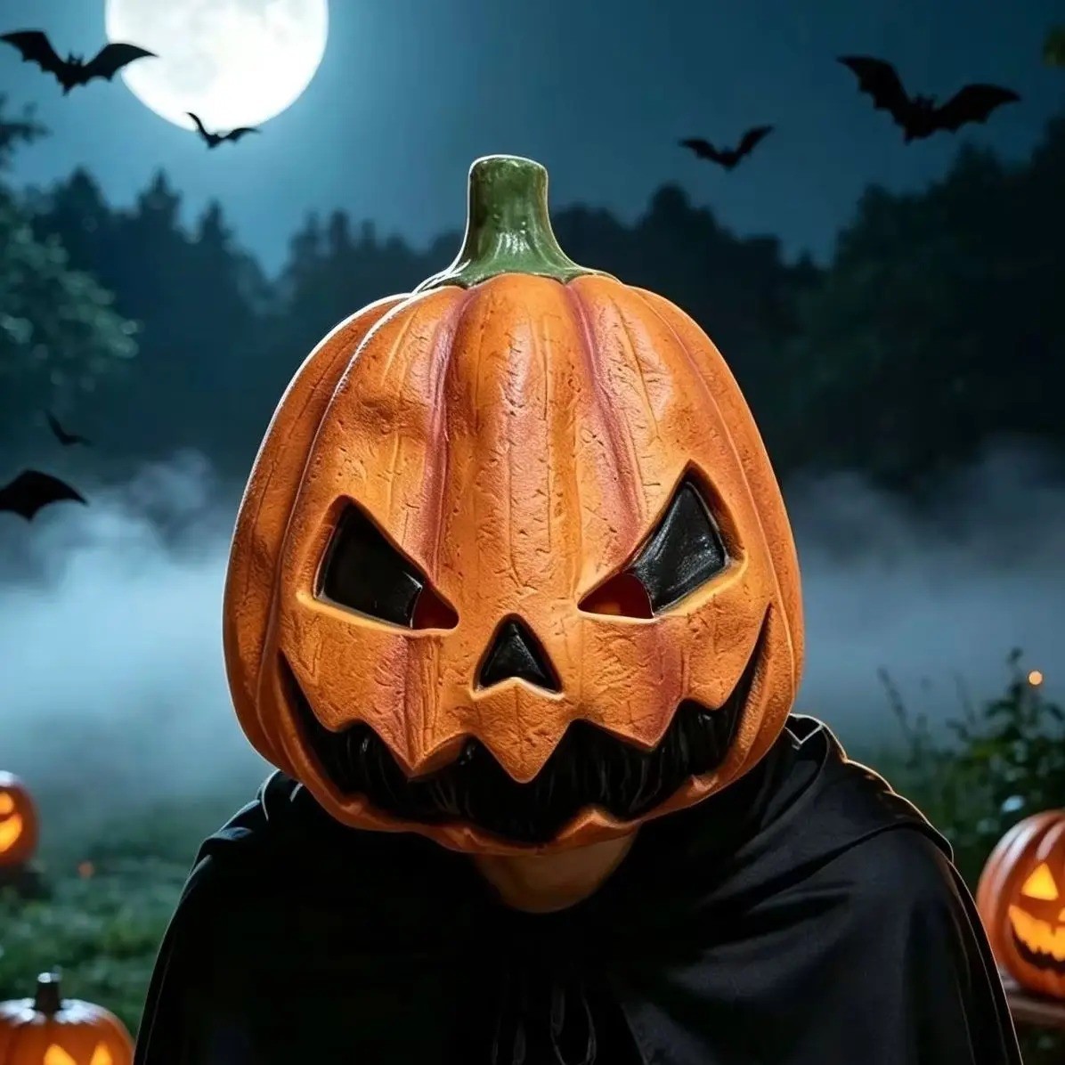 Don Post Studios Halloween 3: Season Of The Witch Orange Pumpkin Latex Mask