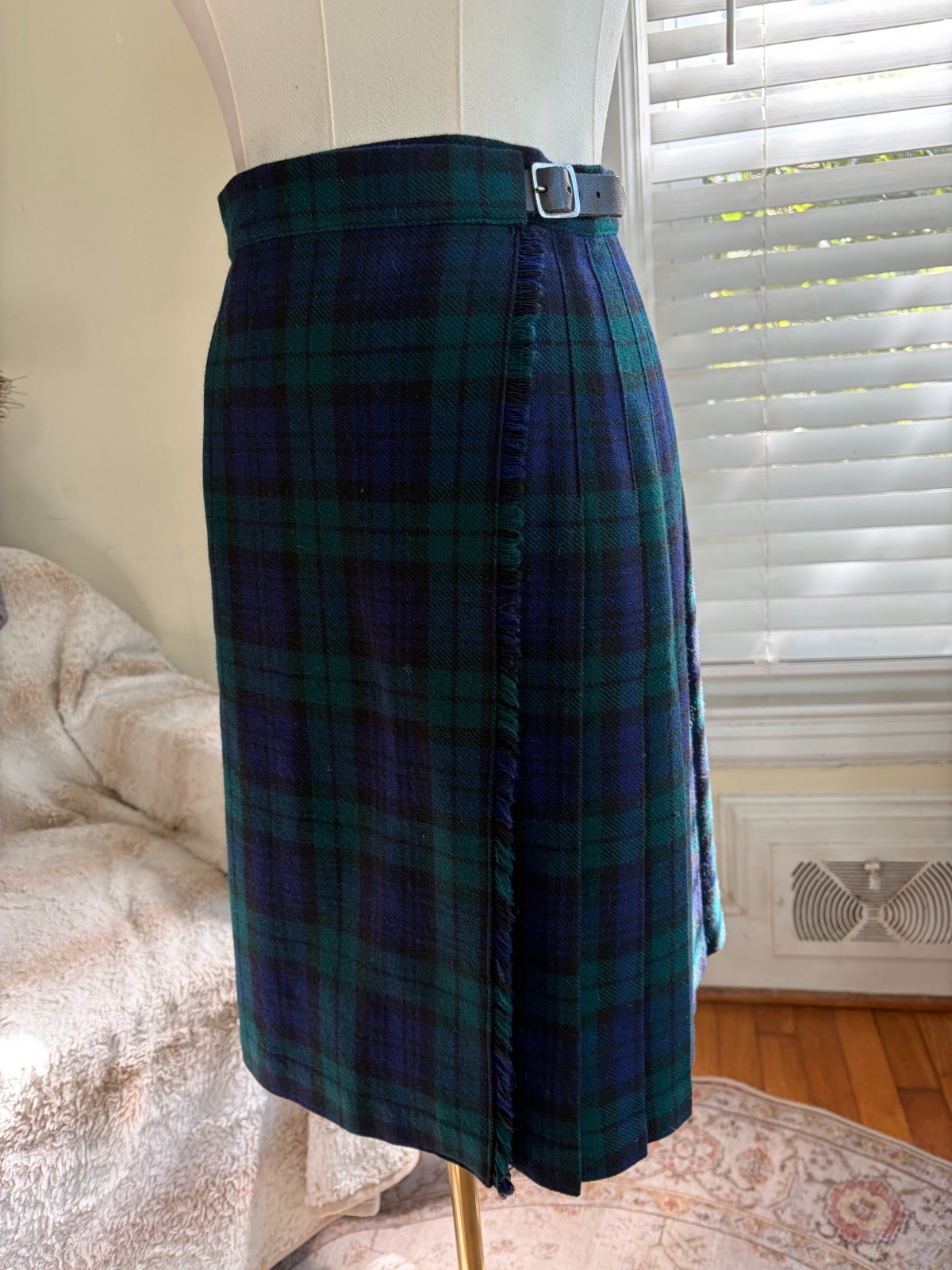 VTG 70s 80s Scotch Classics Children\'s Wrap Kilt- 100% Pure New Wool- Age 10