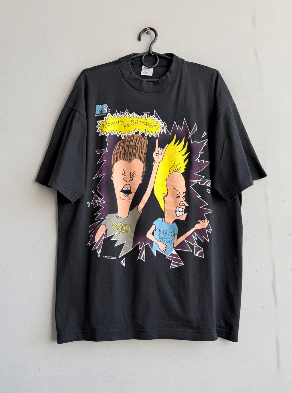Beavis and Butt-Head 1994 t shirt vintage merch cartoon MTV