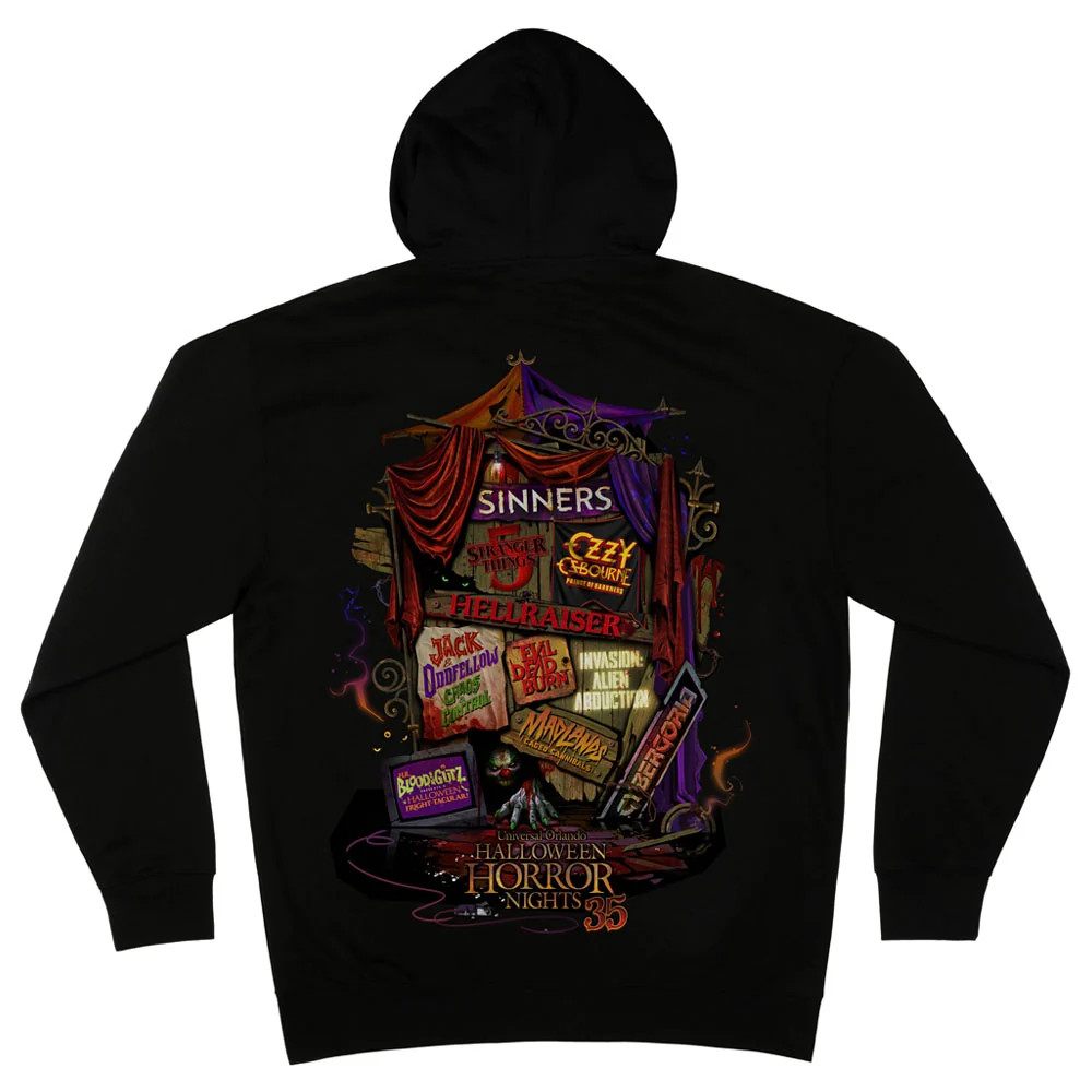 Universal Studios Halloween Horror Nights 2026 HHN Orlando House Hoodie NWT