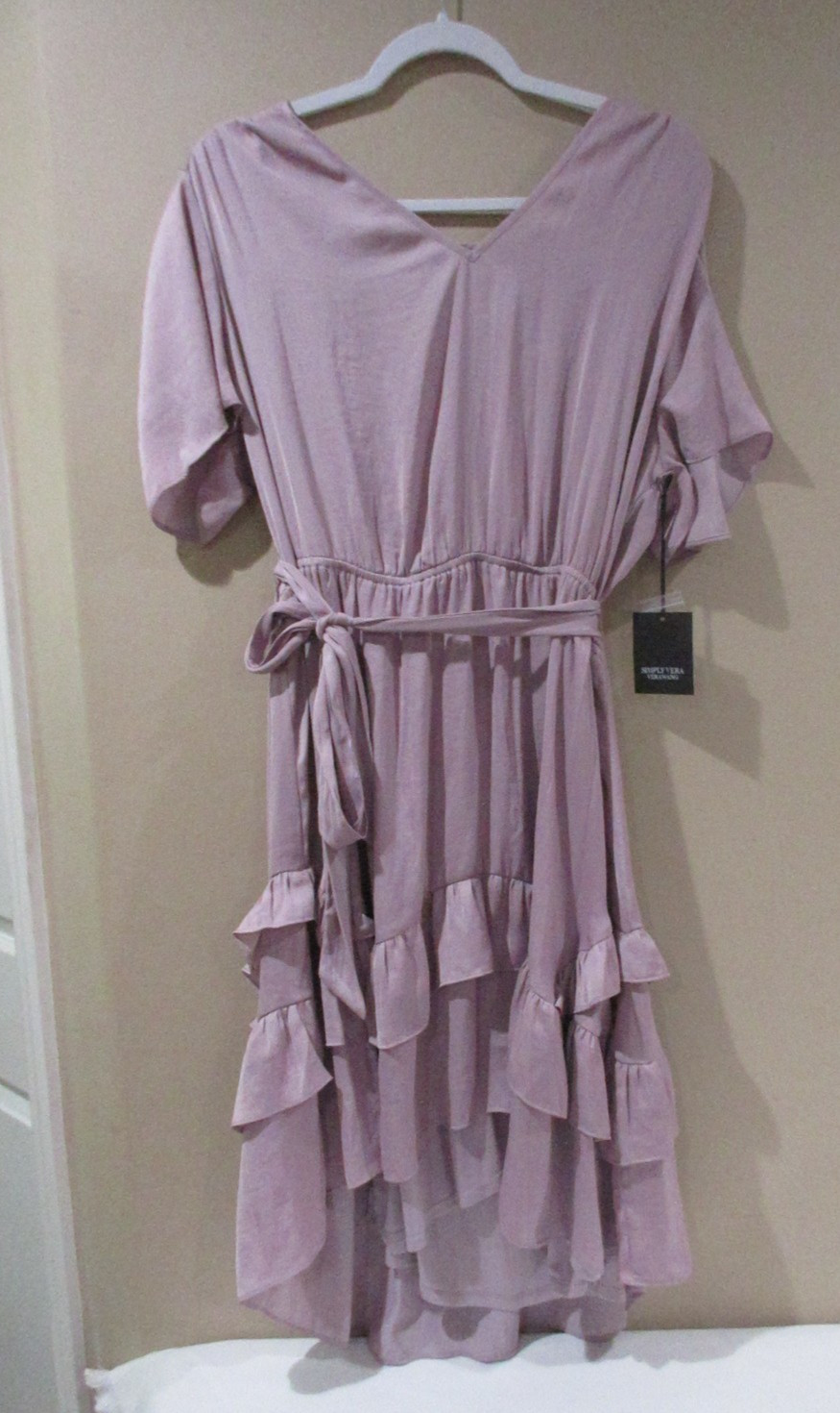 NWT Simply Vera Vera Wang July Ballet Bar XL Orchid Purple Knee Length MSRP 58.0