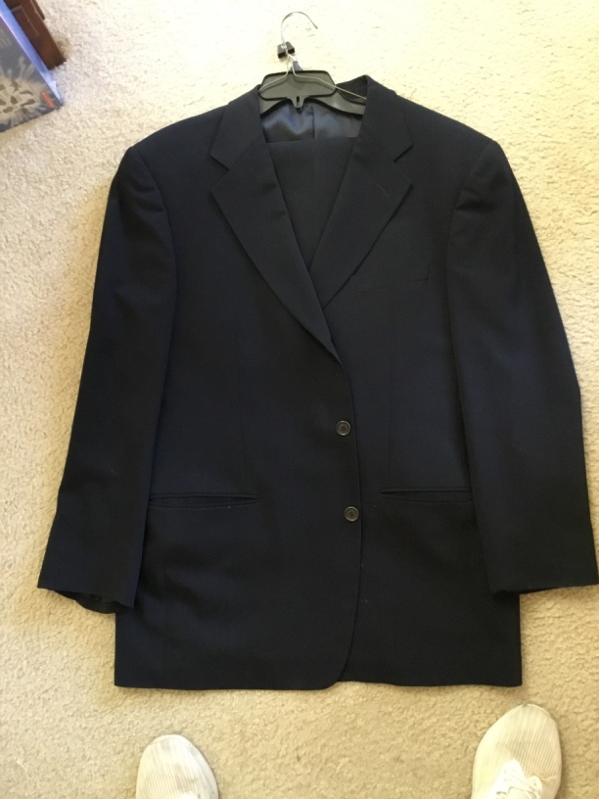 Gorgeous Black ermenegildo zegna suit 100% New price
