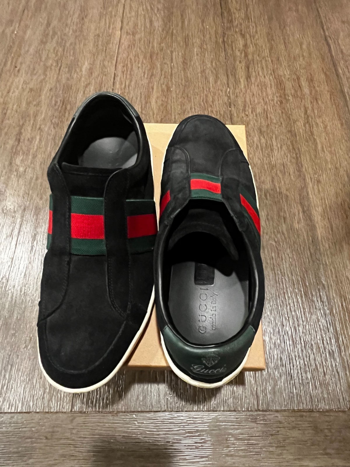 Gucci Miro Soft Web Ace Slip-On Sneaker