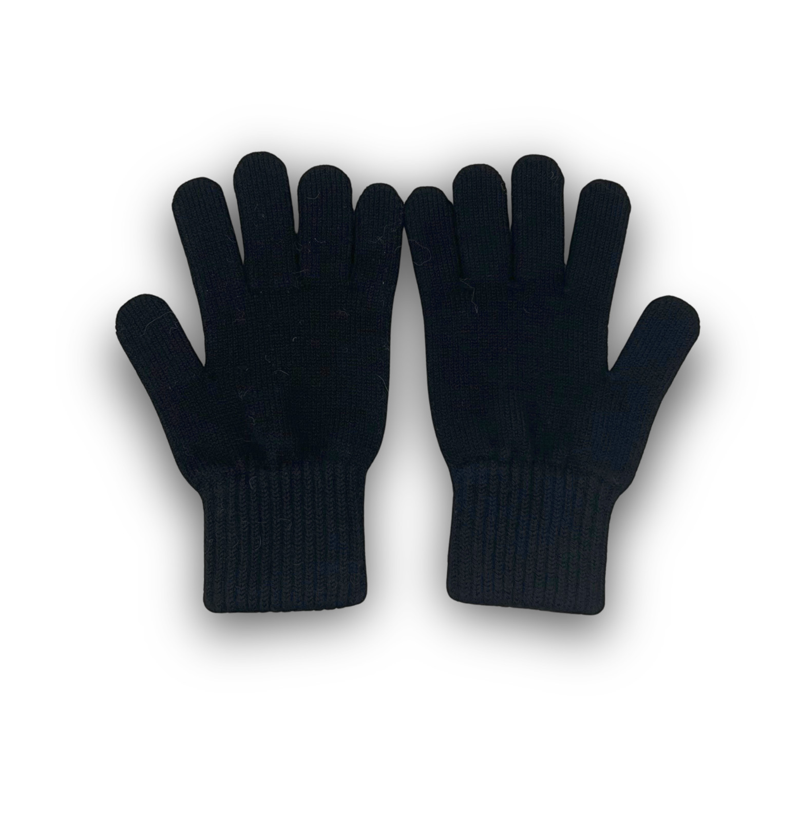Made In USA:  Knit Cashmere Wool Gloves for Men
