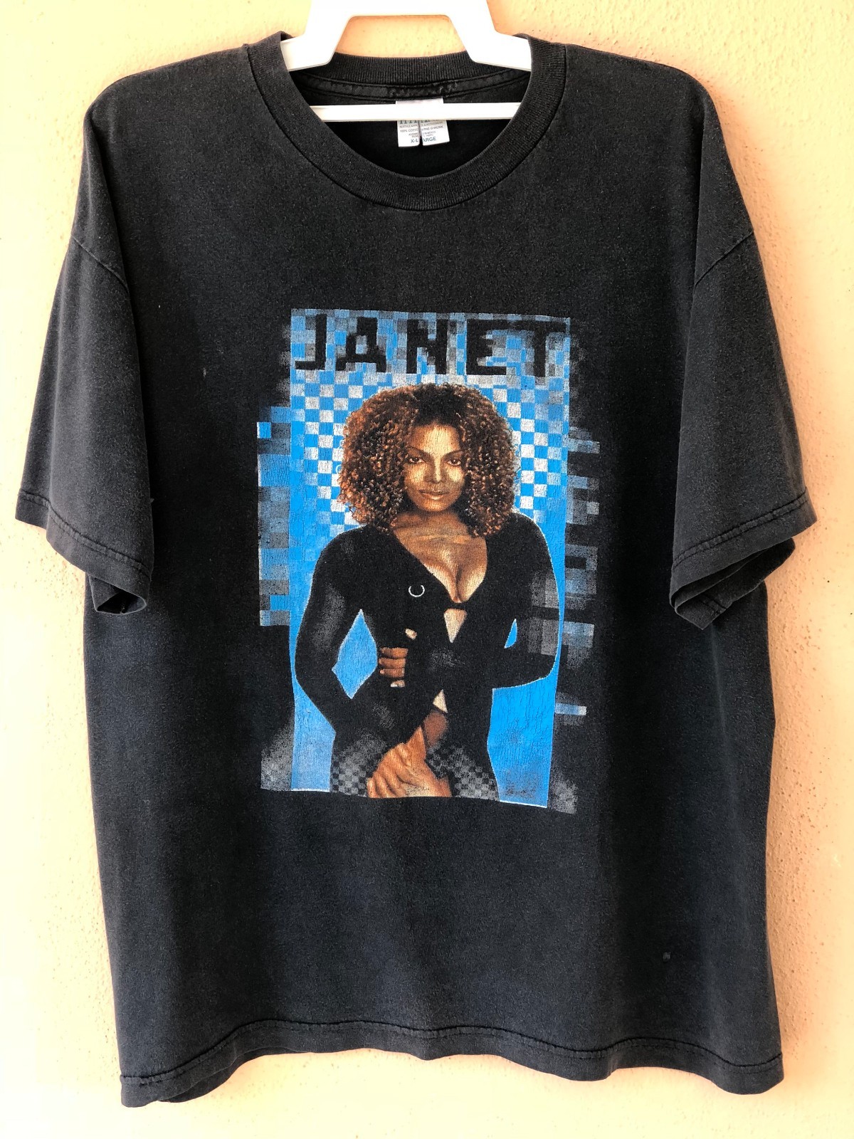 Vintage 90s Janet Jackson 1998 The Velvet Rope Plus Usher Tour T-Shirt
