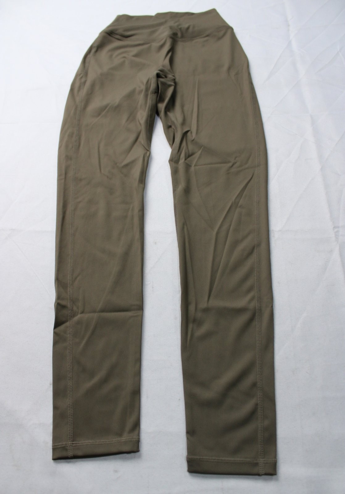 AYBL Women\'s Sculpt Wrap High Waisted Leggings EH6 Deep Khaki Small NWT