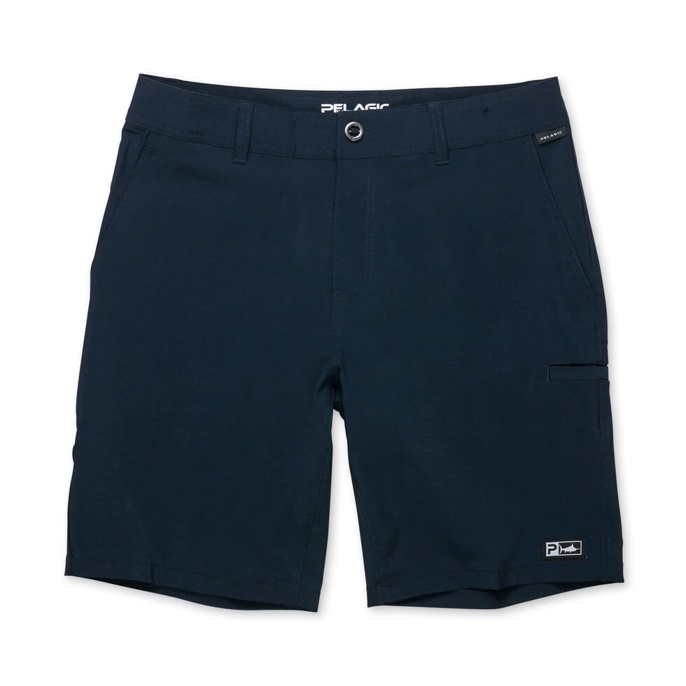New PELAGIC Mako 20” Hybrid Fishing Shorts - Navy Blue - Size 44 (20” outseam)