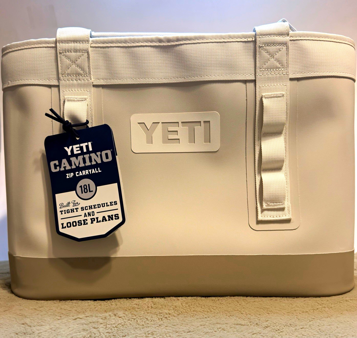 YETI Camino Zip Carryall 18L Cape Taupe Waterproof Tote Bag NWT