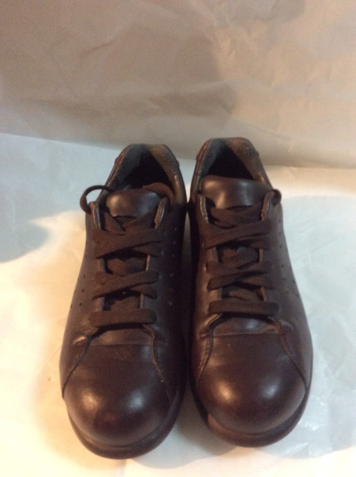 Camper Brown Smooth Leather Pelotas Low Top Sneakers Size 36
