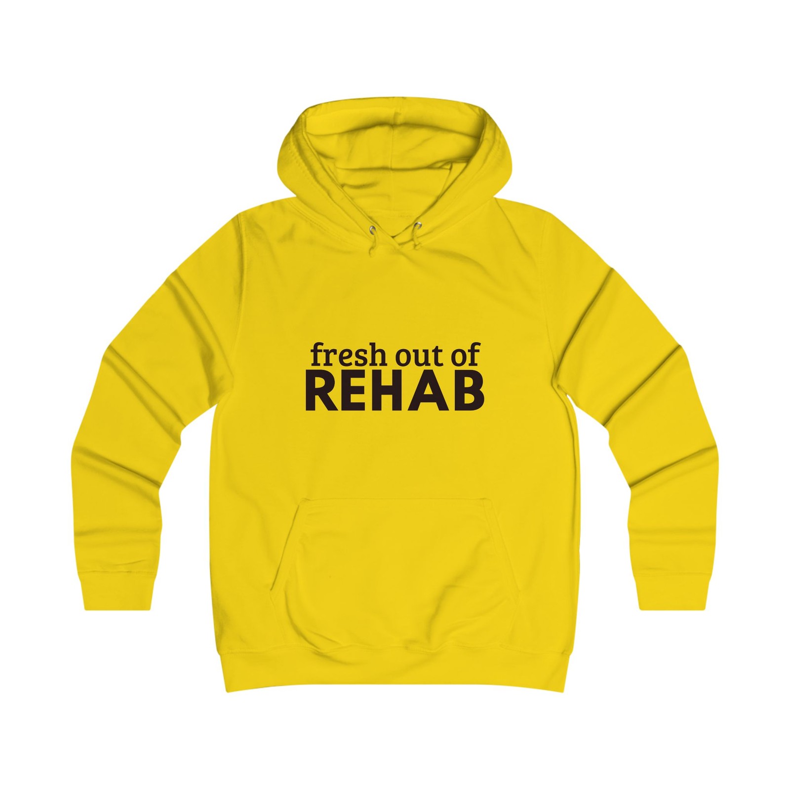 Fresh Out of Rehab Hoodie — Funny Recovery Support Pullover